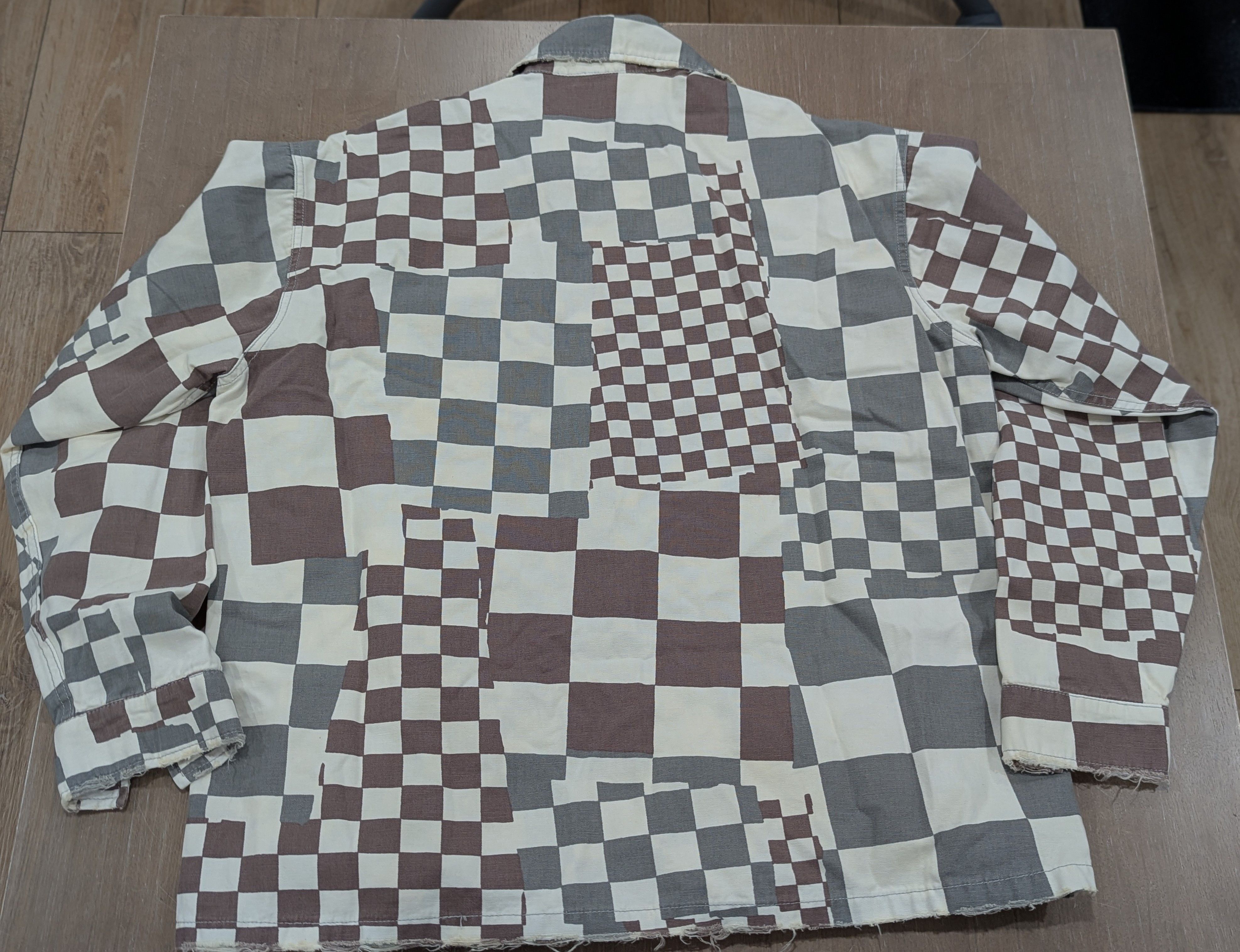 ERL ERL Checkered Cotton Canvas Jacket Multi Large Size US L / EU 52-54 / 3 - 7 Thumbnail