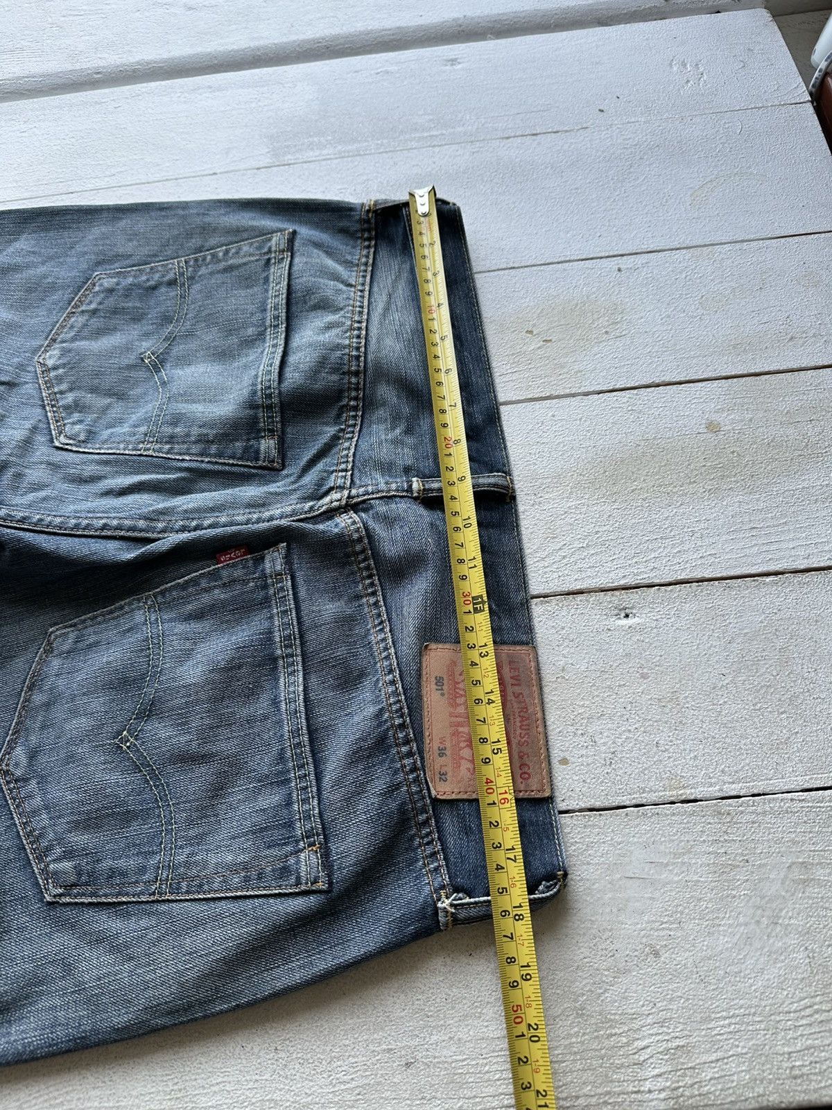Levi's × Vintage 🚨Vintage 90s Levis Jeans 501 LEGEND y2k Light Wash Denim Size US 36 / EU 52 - 12 Thumbnail