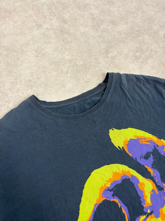 Alexander McQueen SS2013 Alexander McQueen Navy Multicolor Angry Rabbit T-Shirt Size US M / EU 48-50 / 2 - 5 Thumbnail