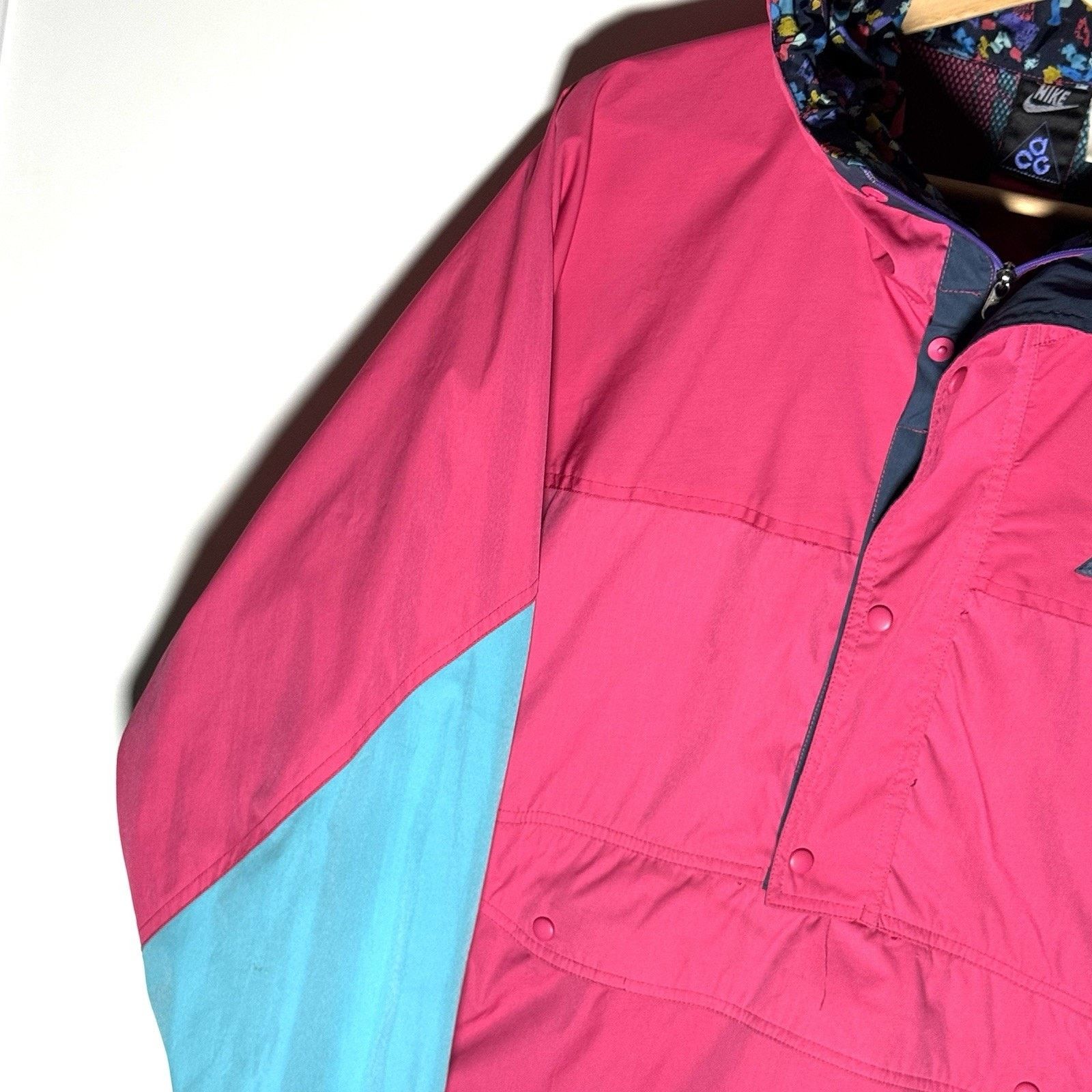 Nike × Nike ACG × Vintage RARE VTG 1990’s Nike ACG Pullover Anorak Windbreaker Med Size US L / EU 52-54 / 3 - 6 Thumbnail