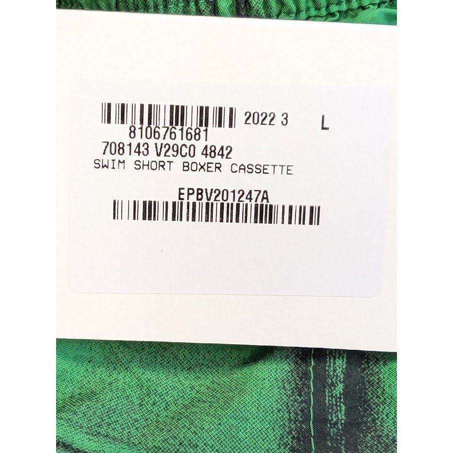 Bottega Veneta o1rshd1 Swim Short Boxer Cassette in Green/Black Size US 34 / EU 50 - 15 Thumbnail