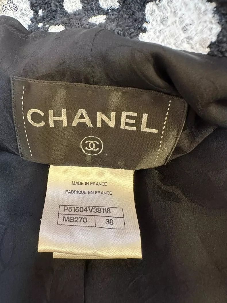 Chanel Chanel 15-year feminist series black and white splash ink Size XS / US 0-2 / IT 36-38 - 4 Thumbnail