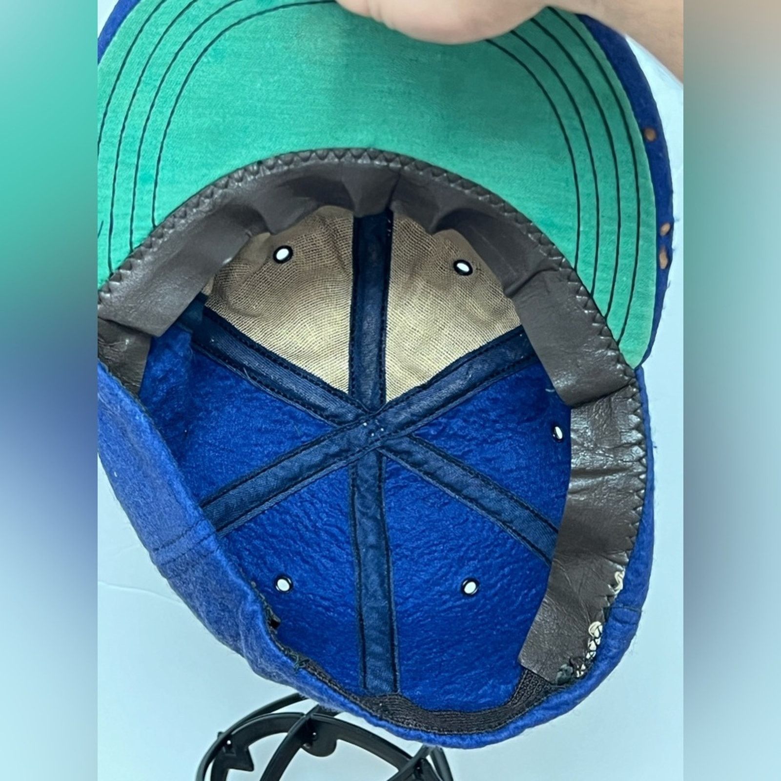 Vintage Vintage 80s Chicago Cubs Wool Baseball Hat United Union L/XL Size ONE SIZE - 4 Thumbnail