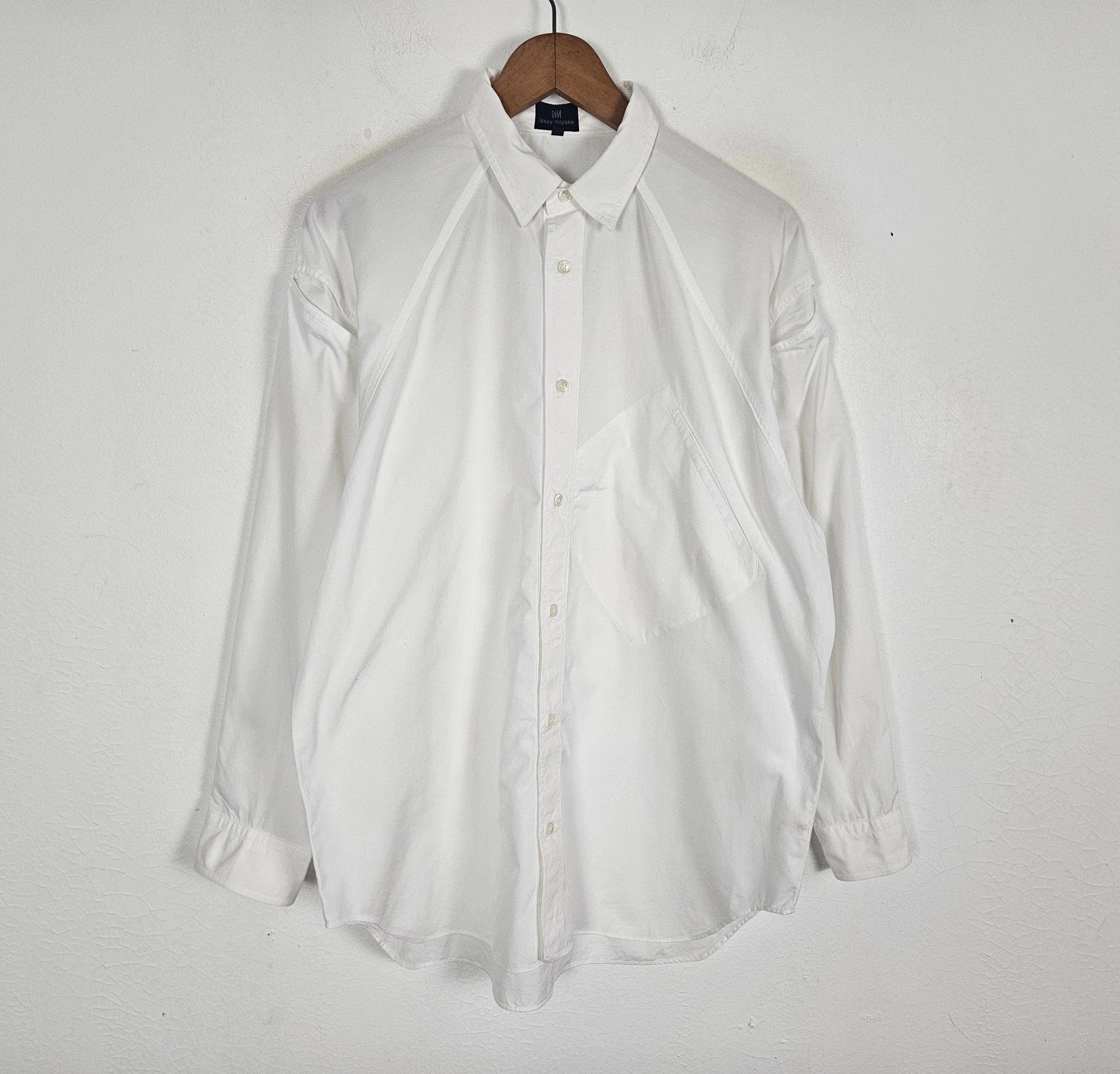 Issey Miyake Issey Miyake casual work designer shirt Size US M / EU 48-50 / 2 - 2 Thumbnail