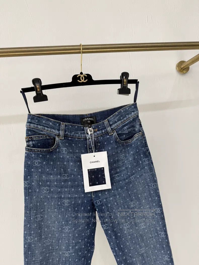 Chanel Chanel 23P polka dot logo shorts jeans Size 24" / US 00 / IT 34 - 2 Thumbnail