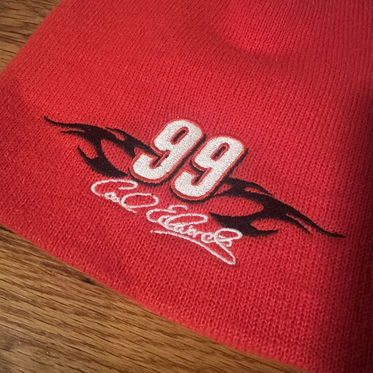 NASCAR NASCAR Carl Edwards 99 Beanie Hat Roush Racing Red NWT Y2K Size ONE SIZE - 4 Thumbnail