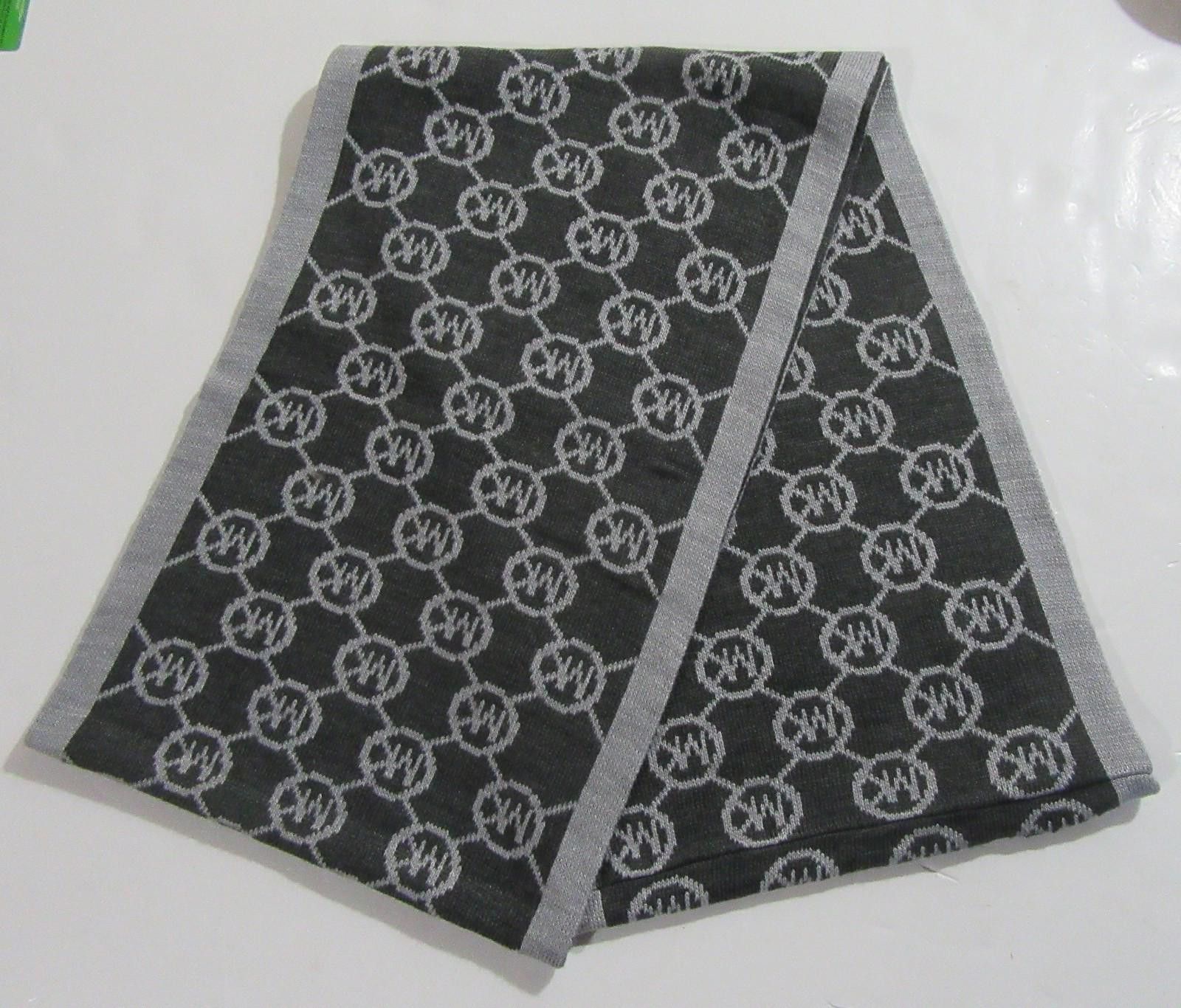 Michael Kors Michael Kors Womens Monogram Infinity Scarf Derby Grey NWT Size ONE SIZE - 2 Thumbnail