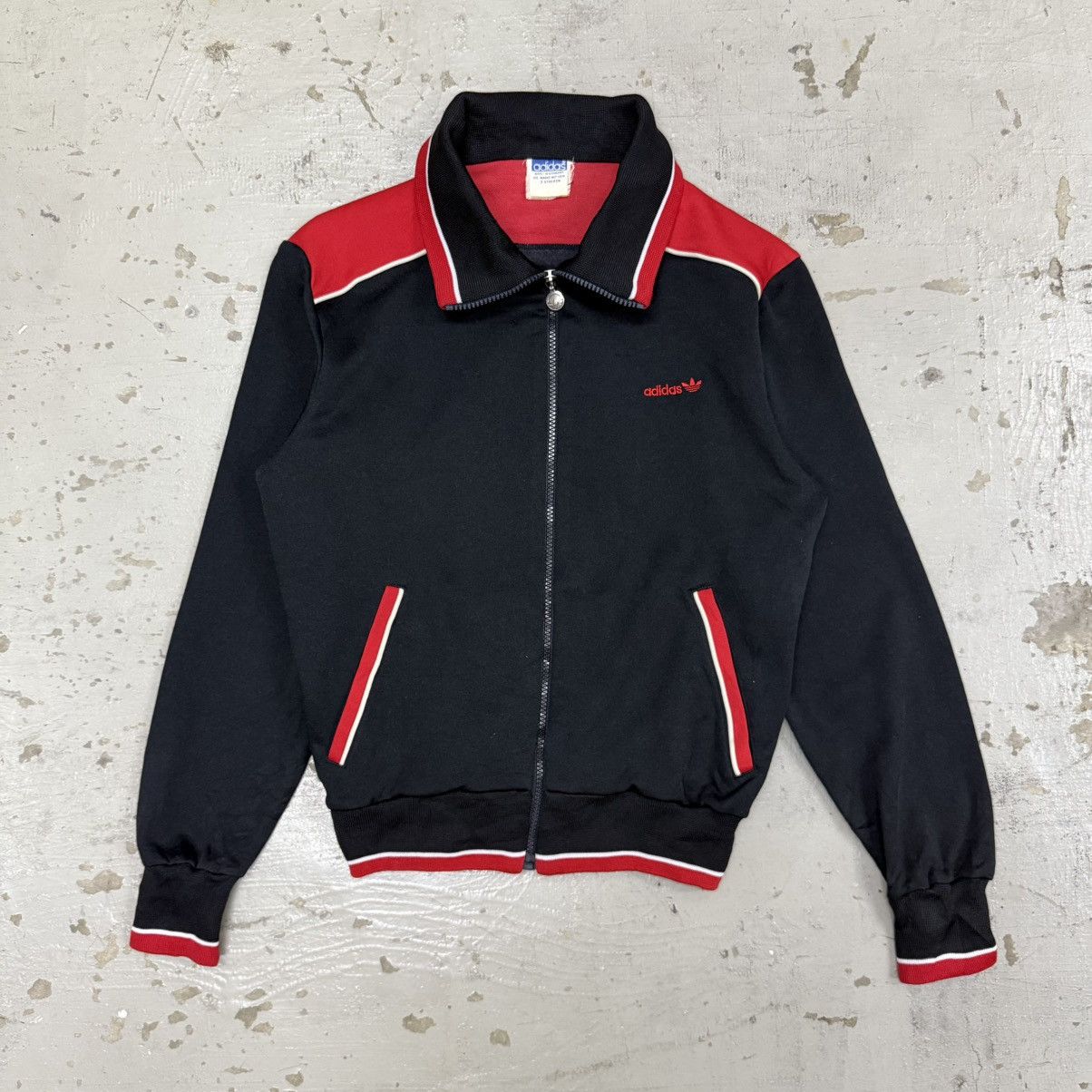 Adidas vintage 80s adidas track top Size US S / EU 44-46 / 1 - 1 Thumbnail