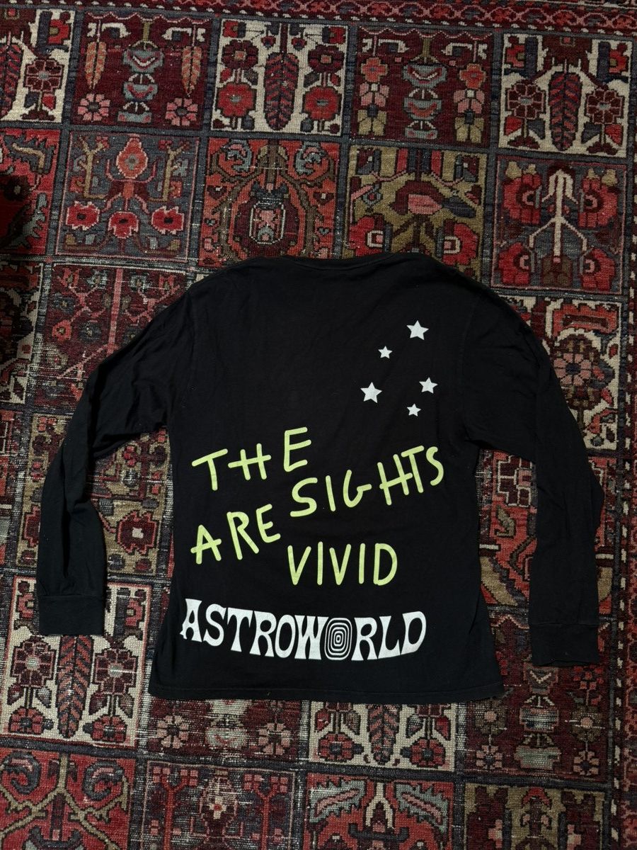 Travis Scott Rare Glo-In-Dark Astroworld Tour Tee Size US L / EU 52-54 / 3 - 1 Thumbnail