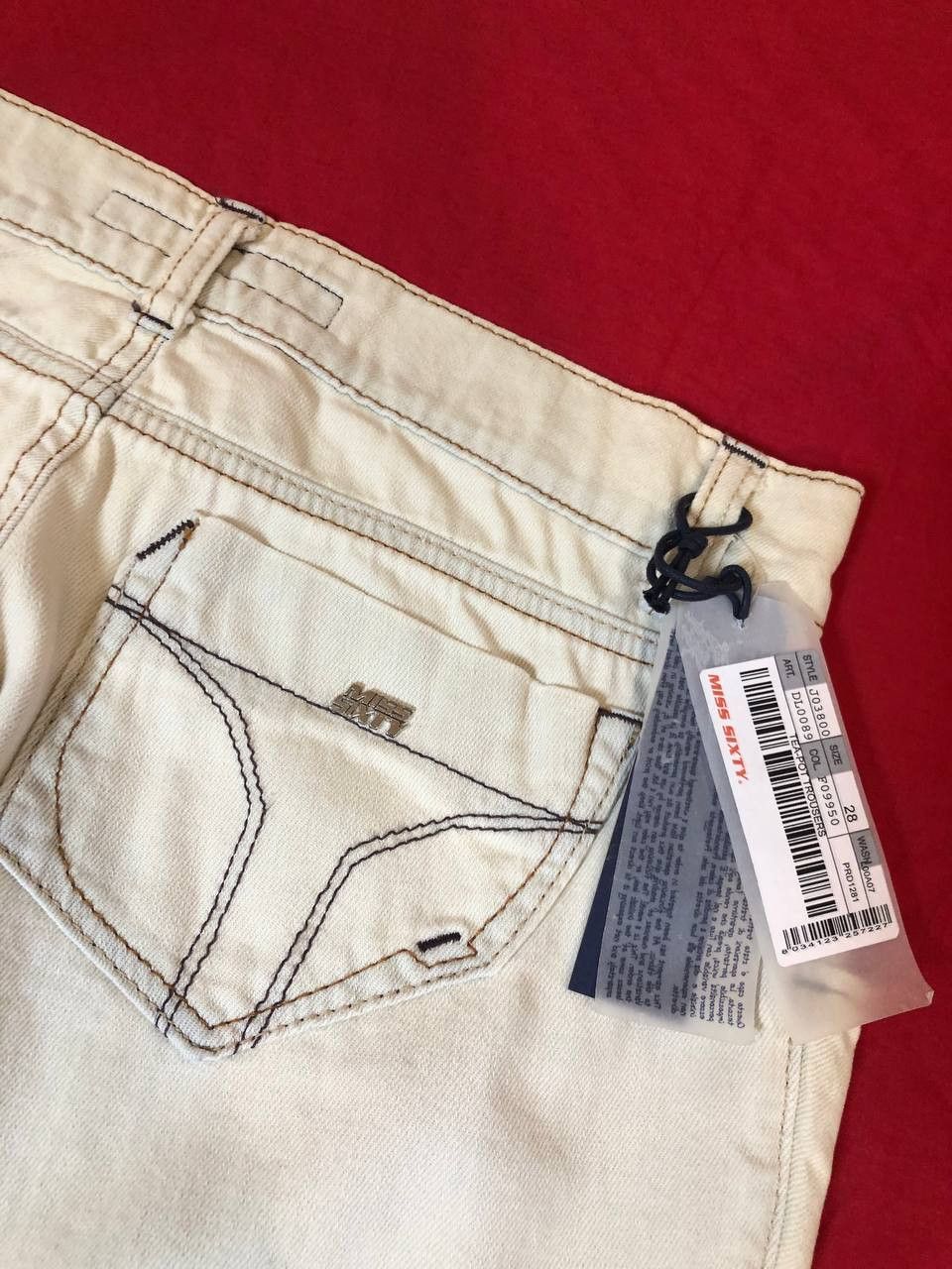 Miss Sixty Vintage Miss Sixty Y2K Grunge Punk Low Rise Denim jeans Size 28" / US 6 / IT 42 - 8 Thumbnail