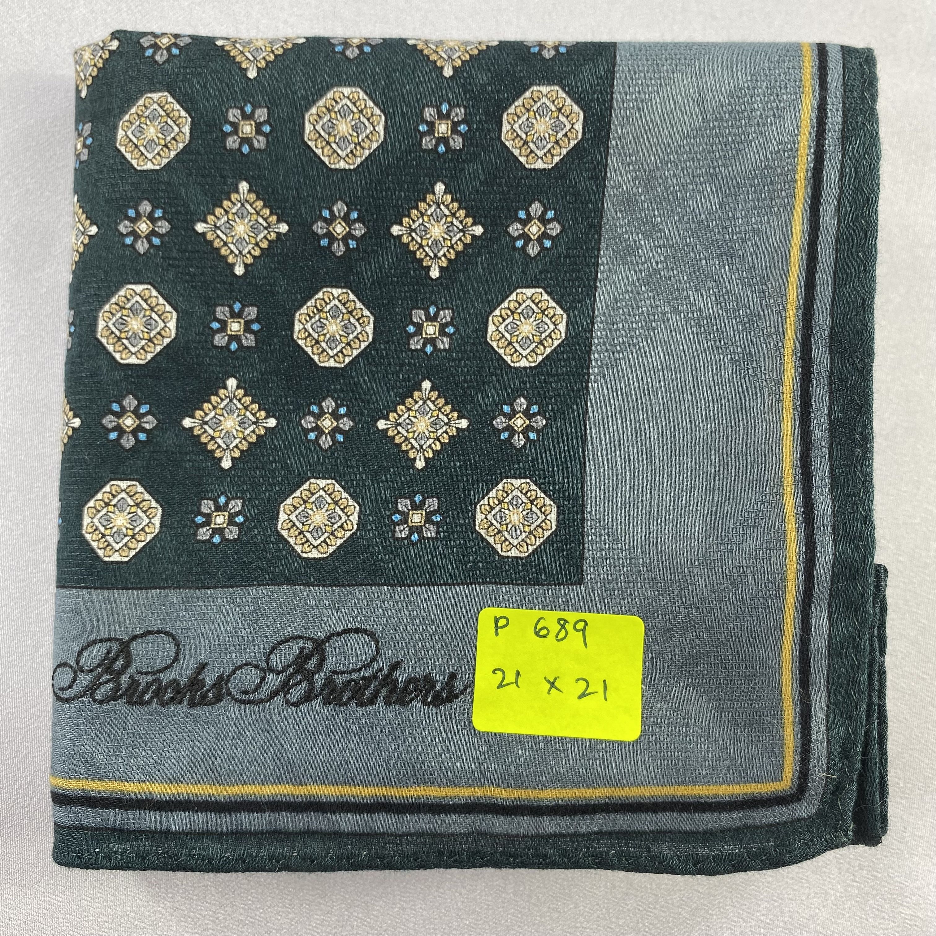 Brooks Brothers × Vintage Brooks Brothers Bandana/ Handkerchief / Neckerchief-P689 Size ONE SIZE - 5 Thumbnail