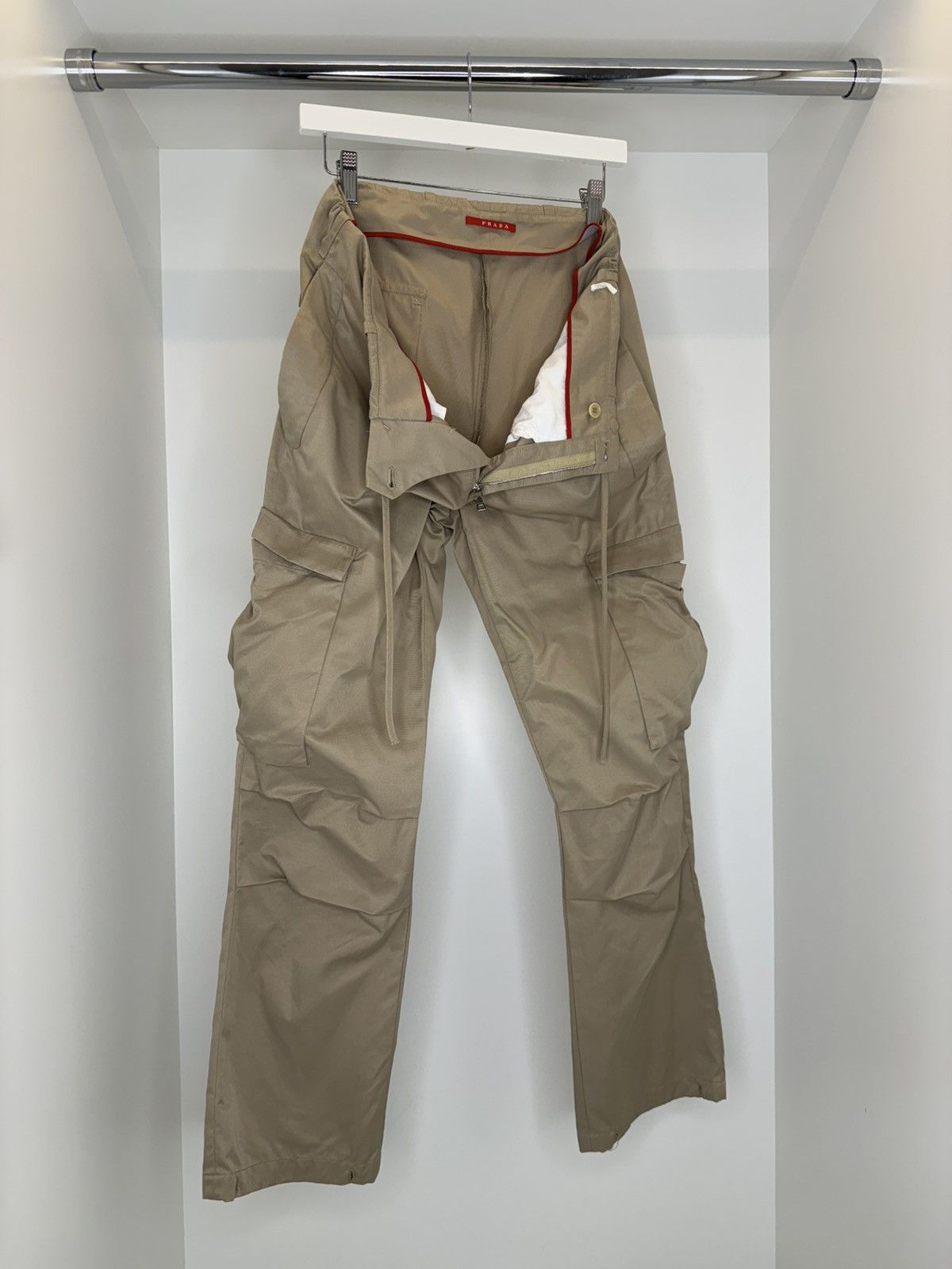 Prada Prada Sport Linea Rossa Cargo Pants — Archive — IT 48 (32”) Size US 32 / EU 48 - 2 Thumbnail