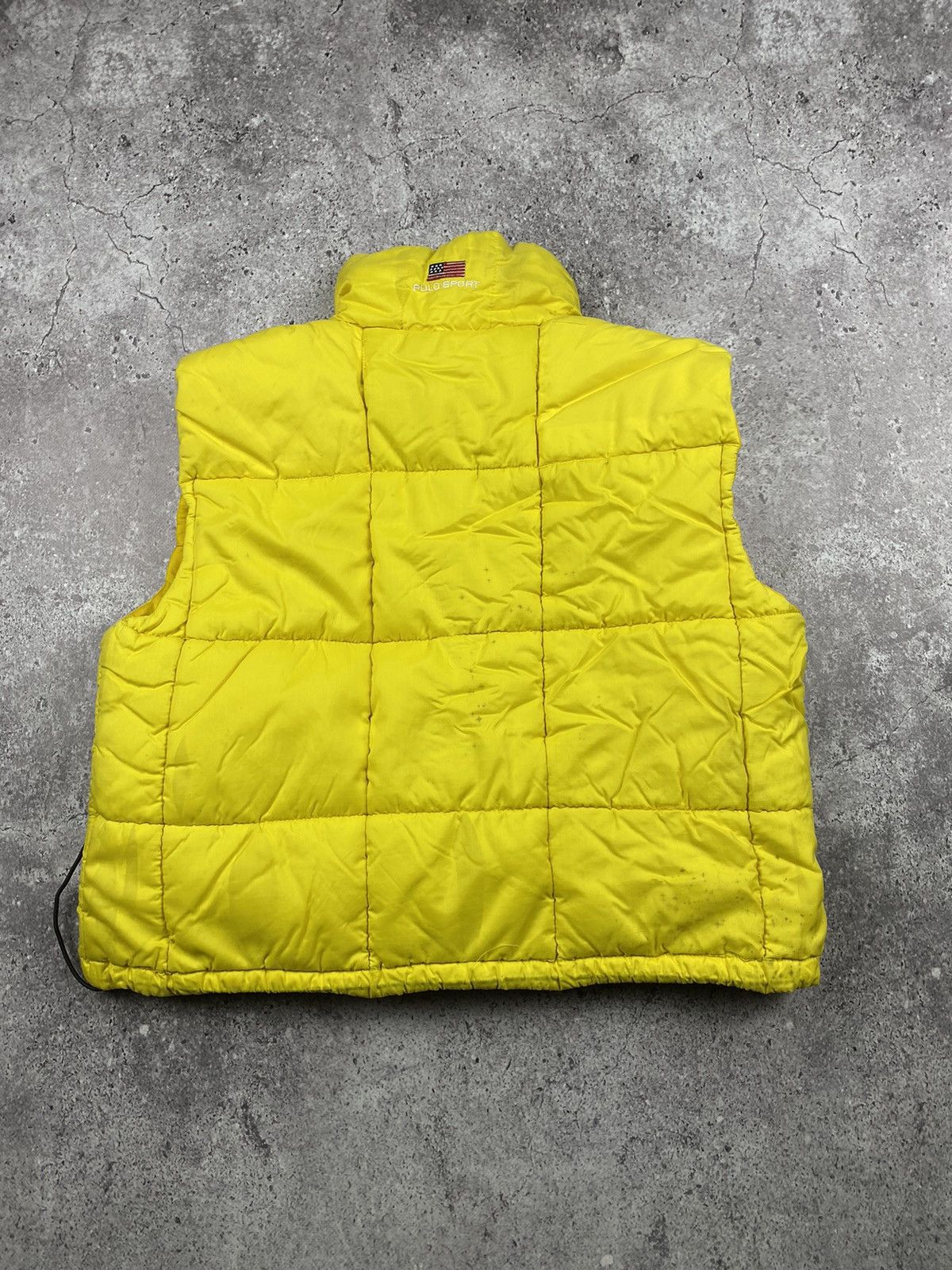 Japanese Brand × Polo Ralph Lauren × Vintage Vintage Polo Sport Down cropped Vest Puffer Size S / US 4 / IT 40 - 6 Thumbnail