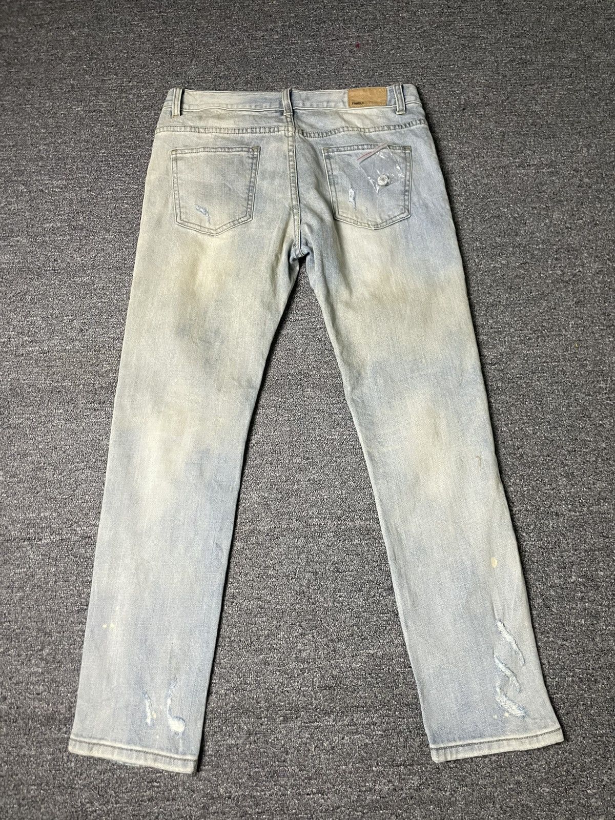 Japanese Brand × Vintage POMELO Brand Skinny Ripped Jeans (84) Size US 32 / EU 48 - 10 Thumbnail