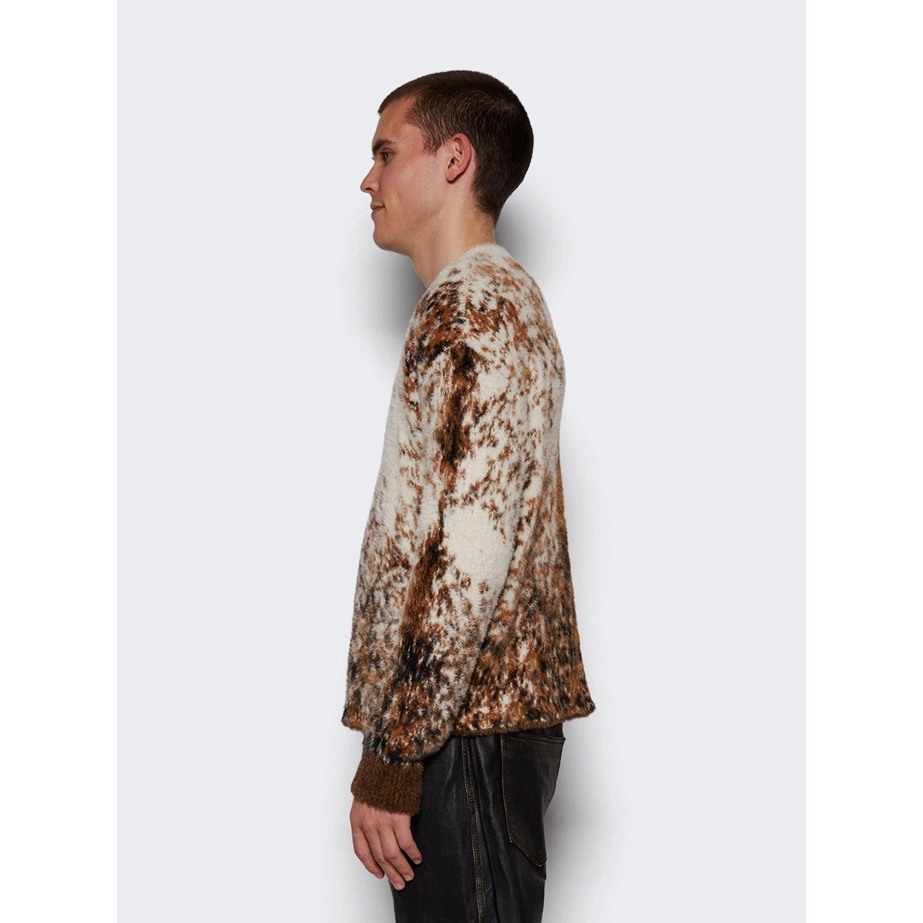 Diesel Diesel Itello Sweater in Chocolate Small New Mens Knit Pullo Size US S / EU 44-46 / 1 - 3 Thumbnail