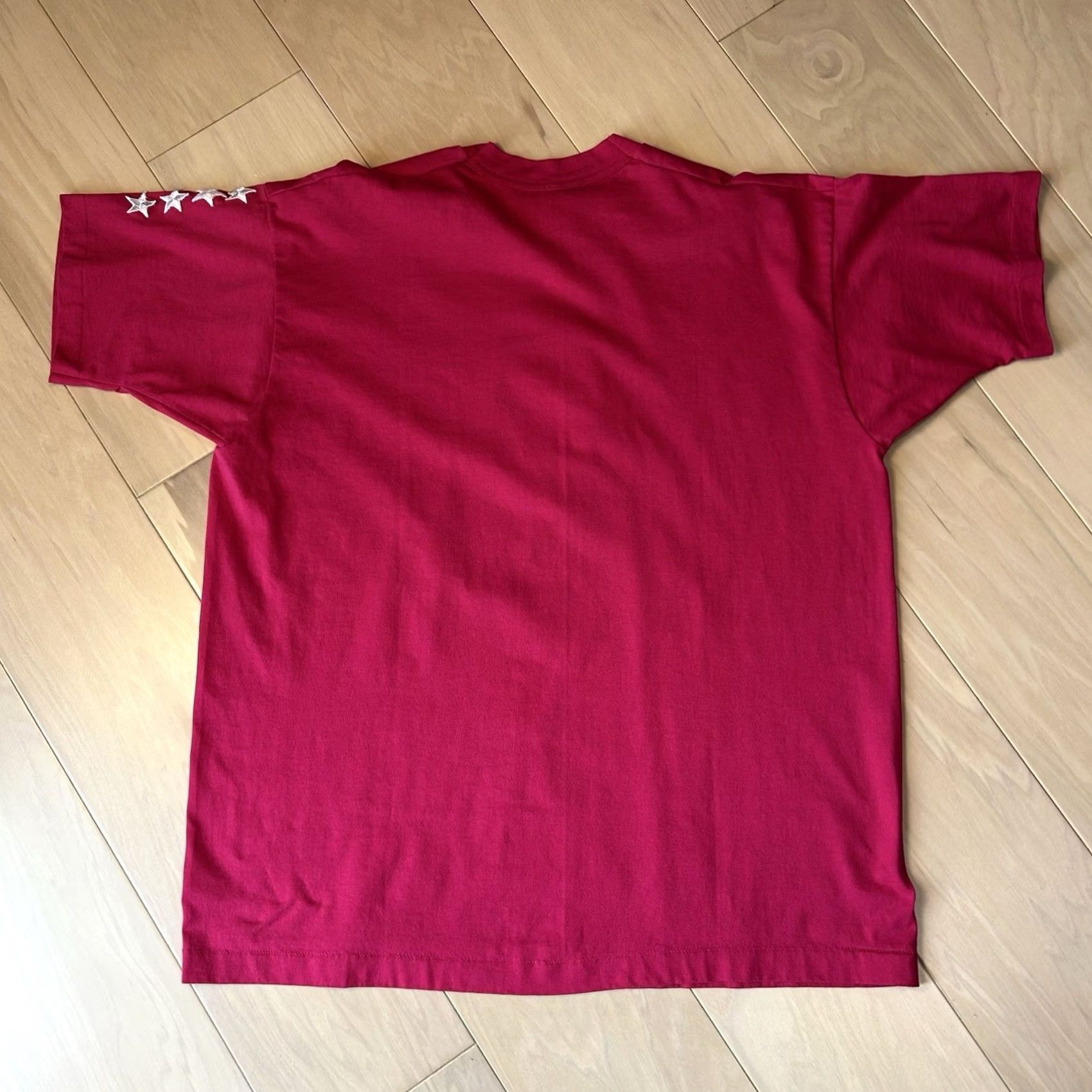 Fruit Of The Loom Vintage Statue of David Tee Short Sleeve Size 2XL - Fruit of the Loom - Dark Pink Size US 39 - 3 Thumbnail