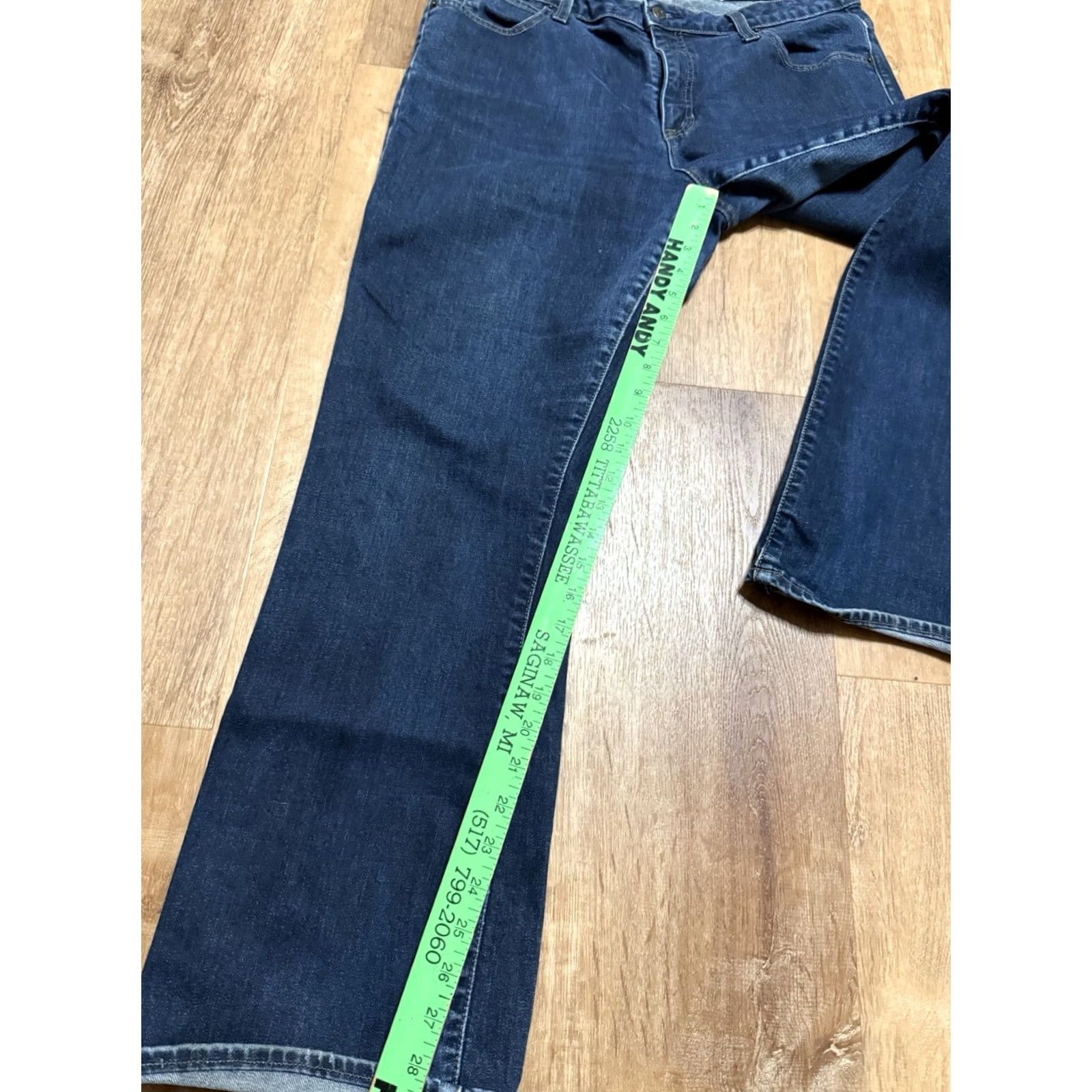 Gap Gap 1969 Jeans Women 16 Bootcut Denim Blue Stretch 34x30 Cowgirl Western Regular Adult Womens Size 24" / US 00 / IT 34 - 7 Thumbnail