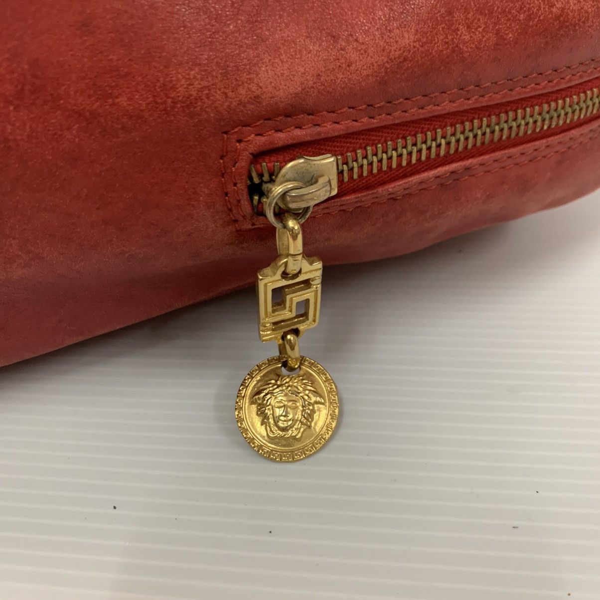 Versace Gianni Versace Red Leather Vintage Rare Handbag Size ONE SIZE - 10 Thumbnail