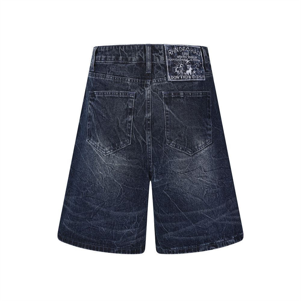 Japanese Brand American Retro Loose-Fit Casual Denim Shorts Size US 32 / EU 48 - 2 Thumbnail