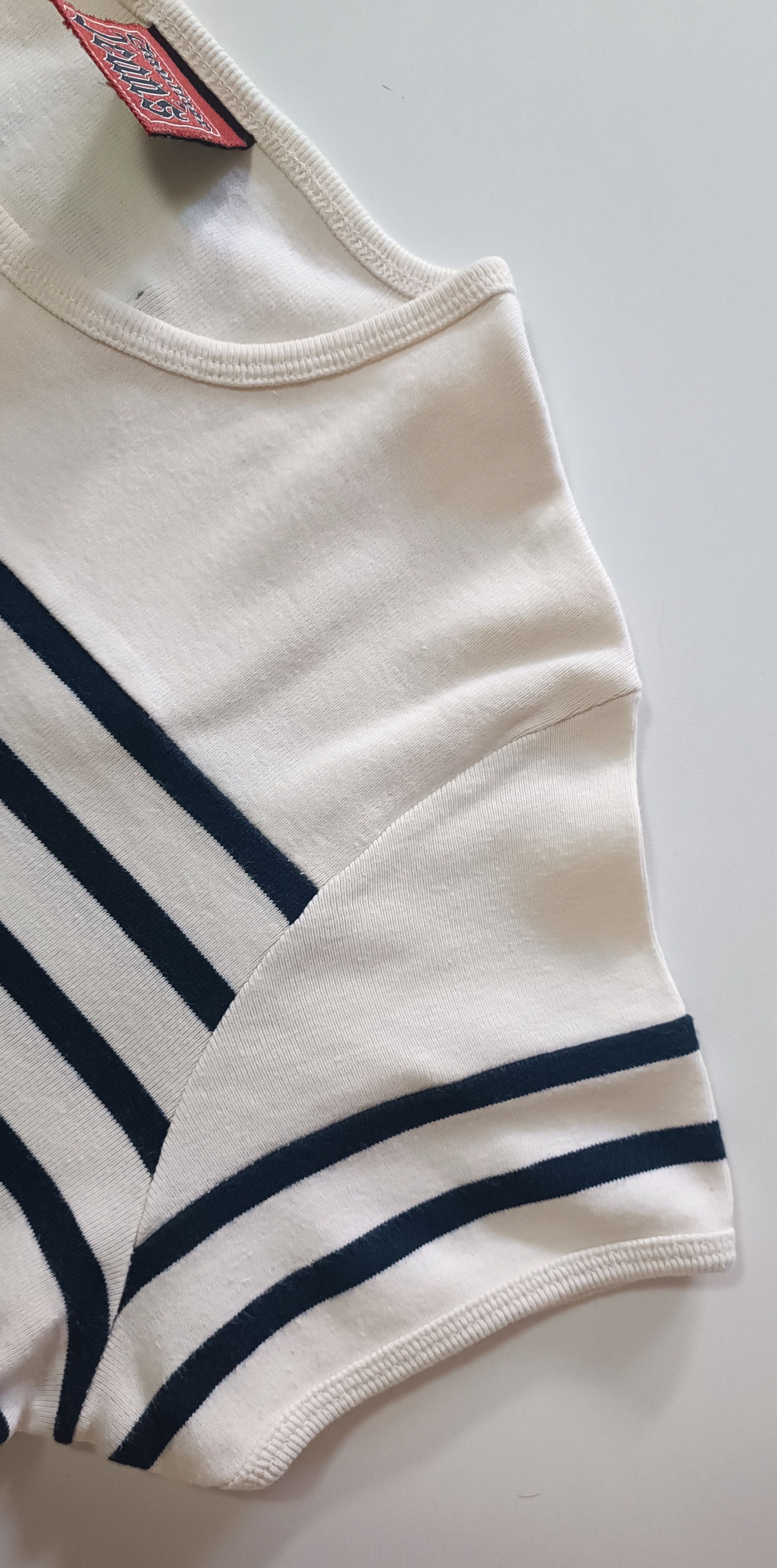 Jean Paul Gaultier SS 1997 - Rare Egyptian and Navy stripes top Size S / US 4 / IT 40 - 12 Thumbnail