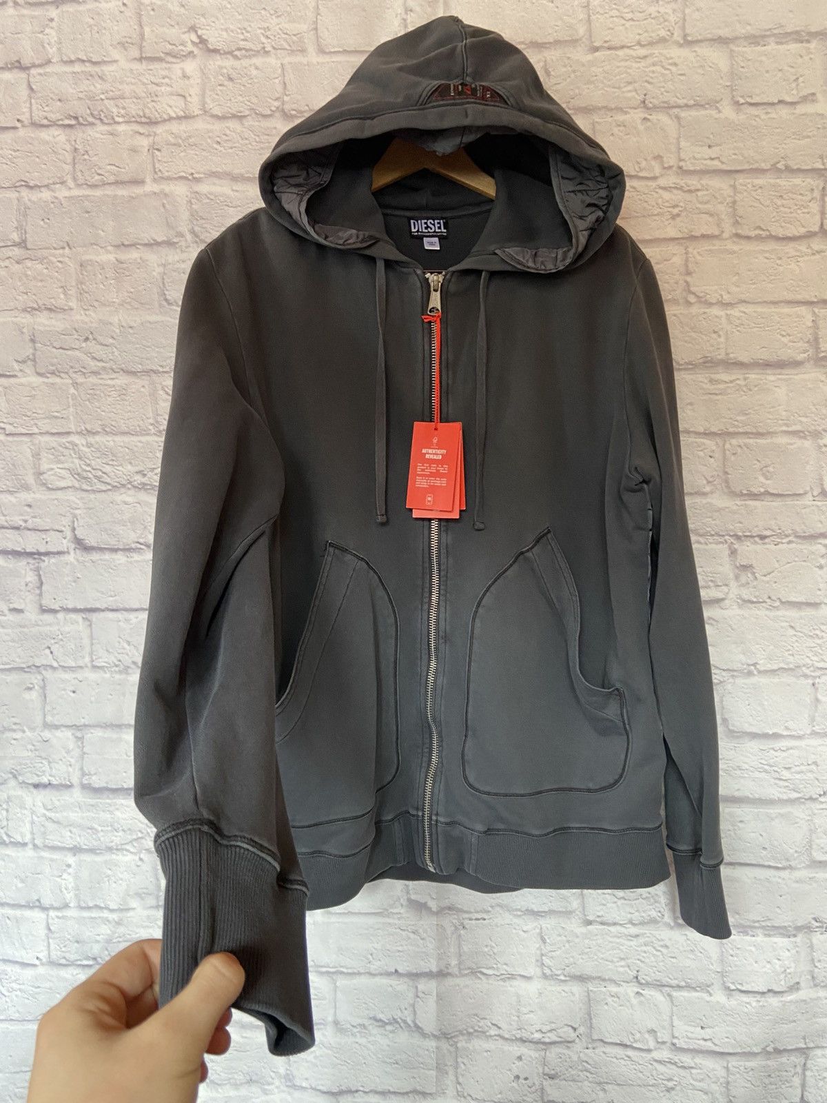 Diesel Diesel Hybrid Puffer Zip Hoodie Size US XL / EU 56 / 4 - 12 Thumbnail