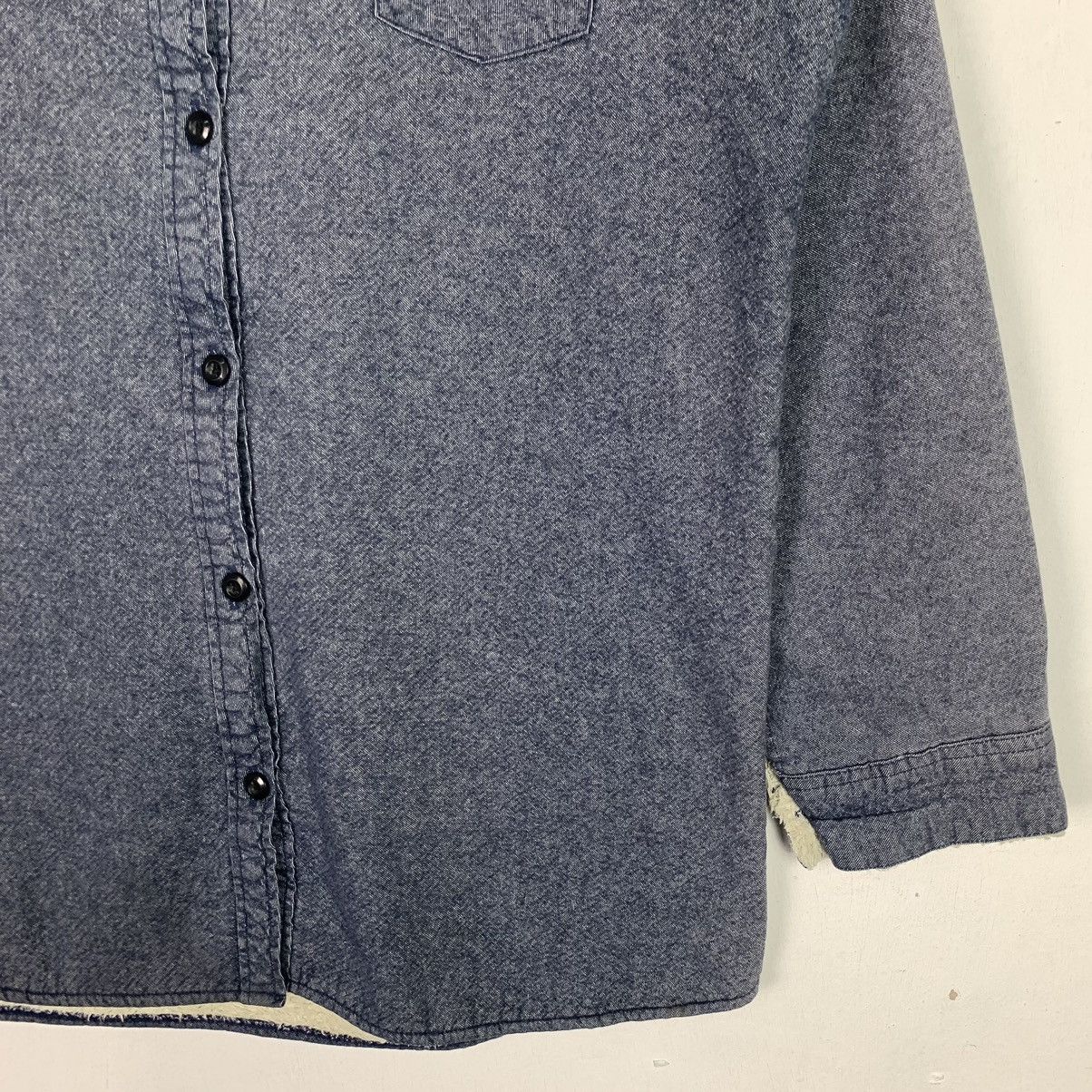 Japanese Brand × Vintage Vintage Neverge Button Up Jeans Shirt Size US L / EU 52-54 / 3 - 4 Thumbnail