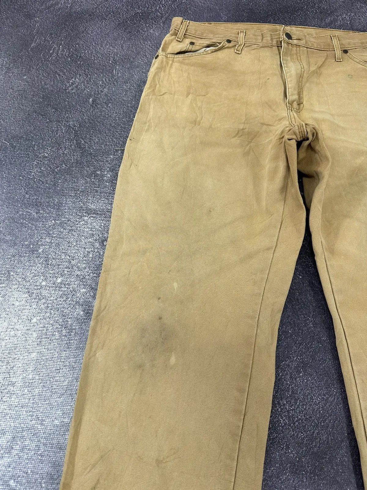 Dickies × Vintage Vintage Dickies Y2K Mustard Work American Hype Pants Jeans Size US 36 / EU 52 - 6 Thumbnail