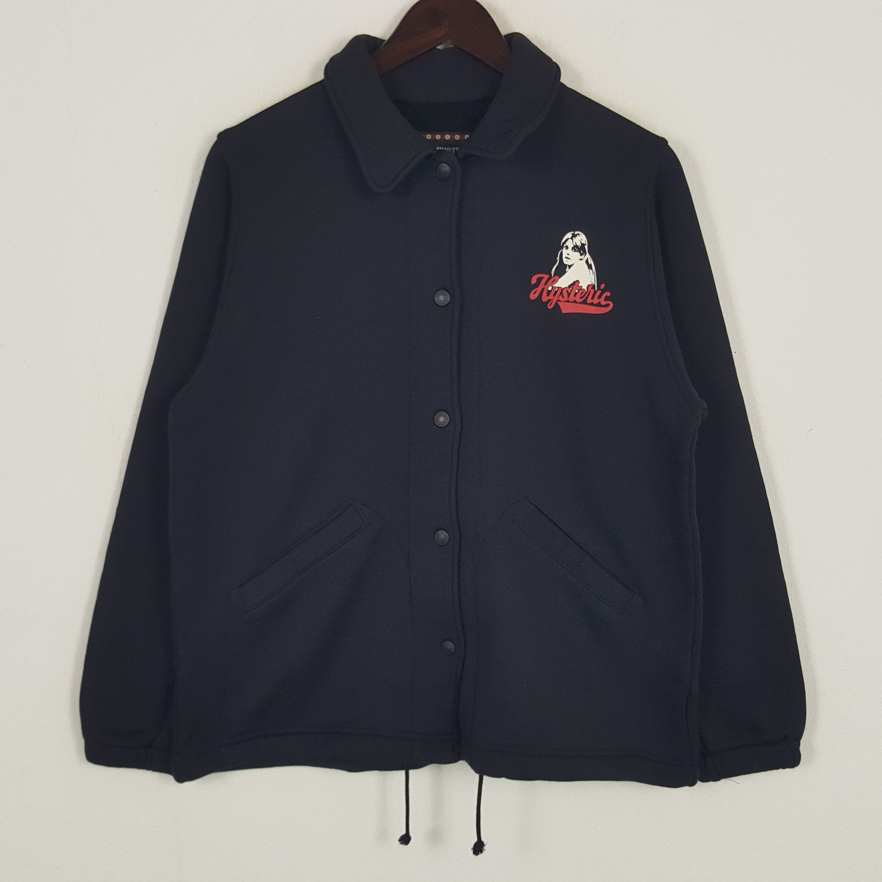 Hysteric Glamour × Japanese Brand × Vintage Vintage Hysteric Glamour Turn It On Custom Varsity Jacket Size L / US 10 / IT 46 - 3 Thumbnail