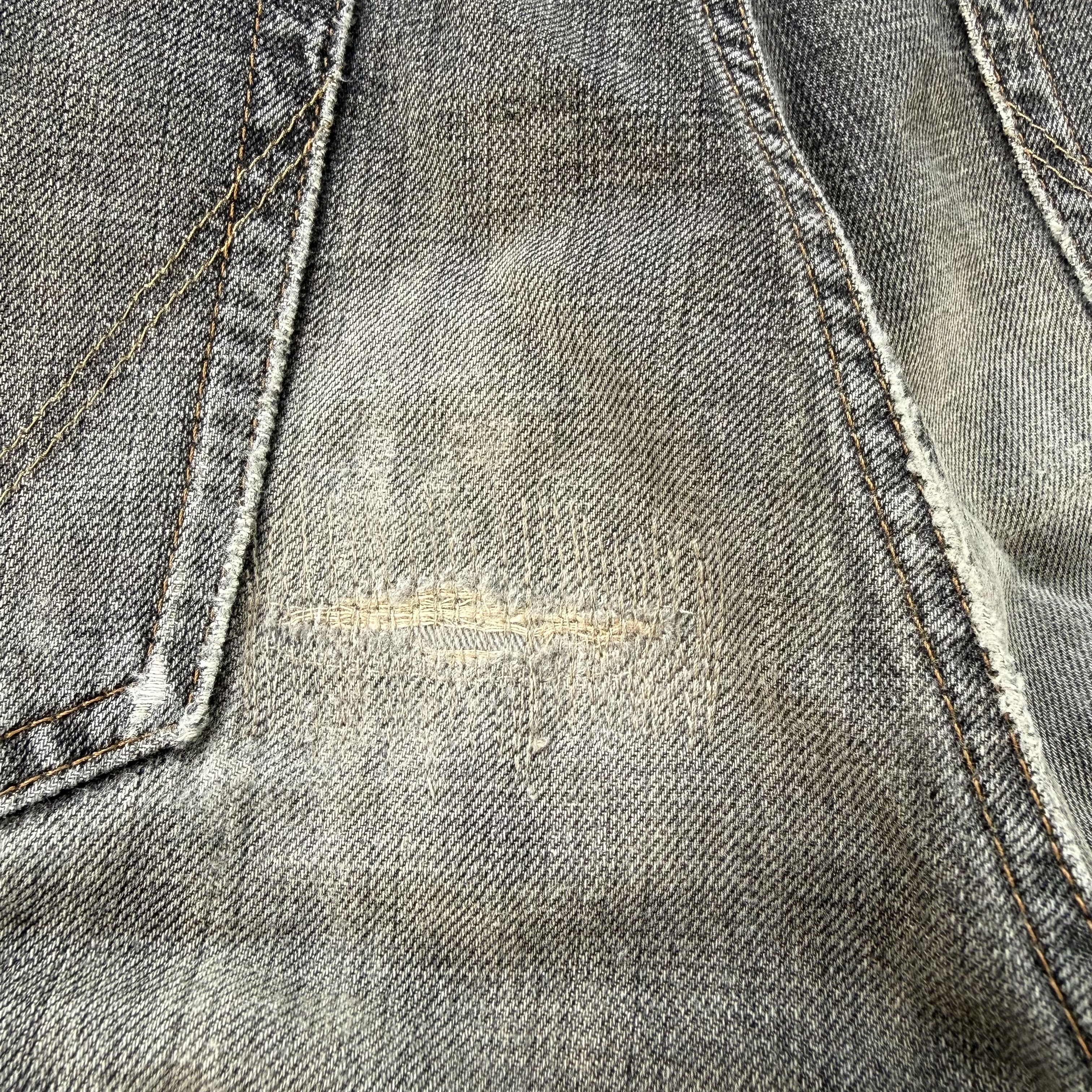 Wrangler W34x32 Vintage Japanese Faded Rusty Black Denim Jean Pants Size US 34 / EU 50 - 10 Thumbnail