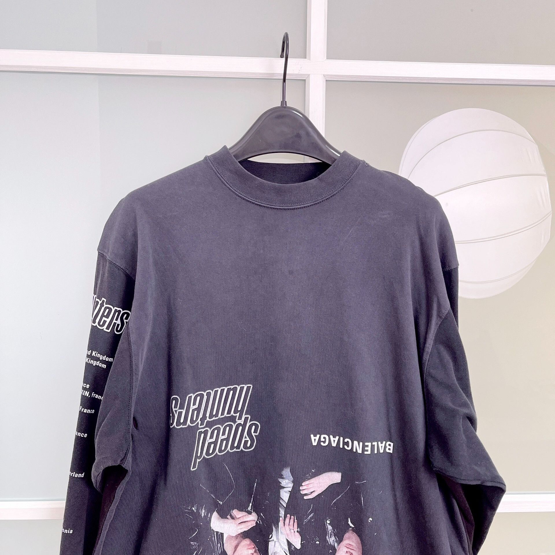 Balenciaga balenciaga logo short sleeve t-shirt Size US L / EU 52-54 / 3 - 2 Thumbnail