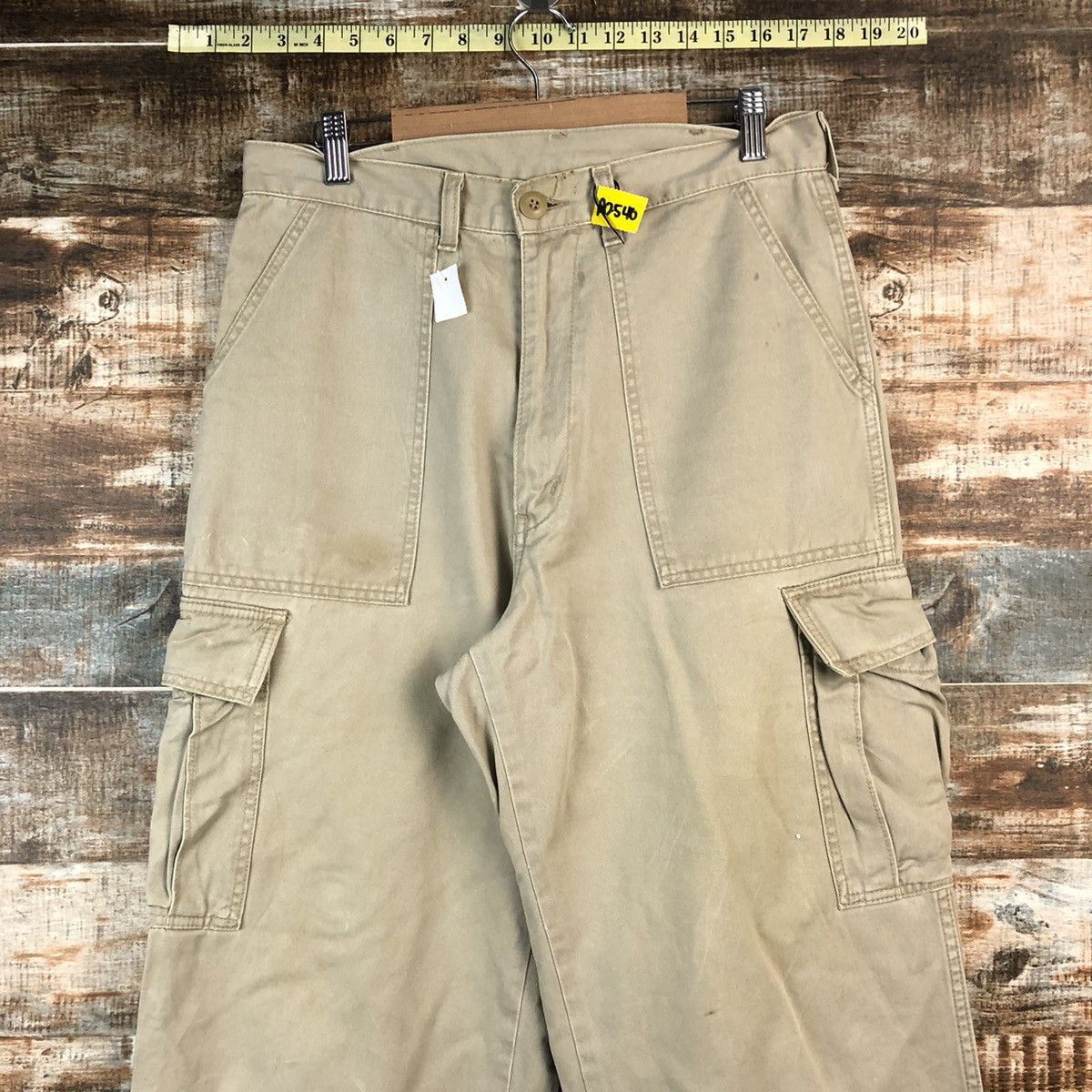 Japanese Brand Edwin Brown utility tactical Cargo Multipocket Pants #A2540 Size US 30 / EU 46 - 4 Thumbnail