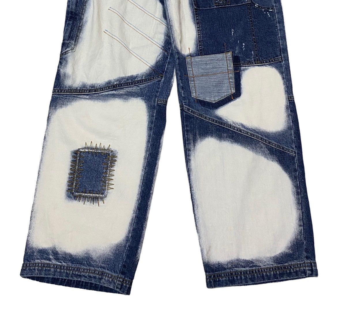 If Six Was Nine Rare Design Vintage Noiz Rapper Hip Hop Baggy Jeans 2000s Size US 38 / EU 54 - 5 Thumbnail