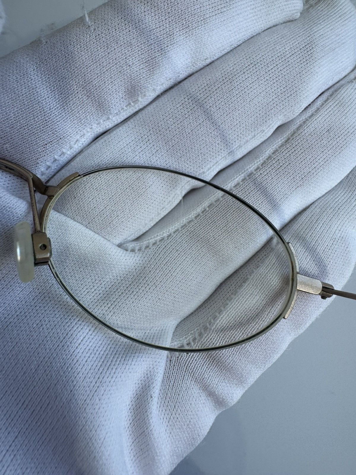 Vintage Vintage Alpina Eyeglasses Oval Gold Metal Size ONE SIZE - 5 Thumbnail