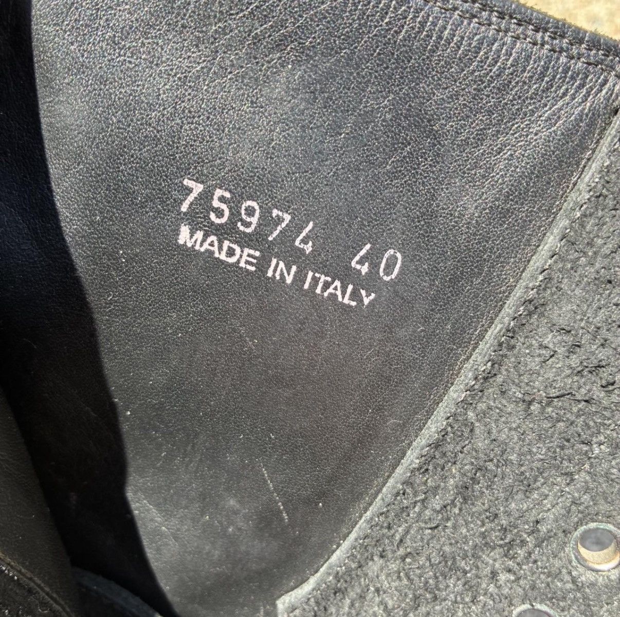 Rick Owens Rick Owens Reverse Leather Black Combat Boots Size US 9.5 / IT 39.5 - 5 Thumbnail