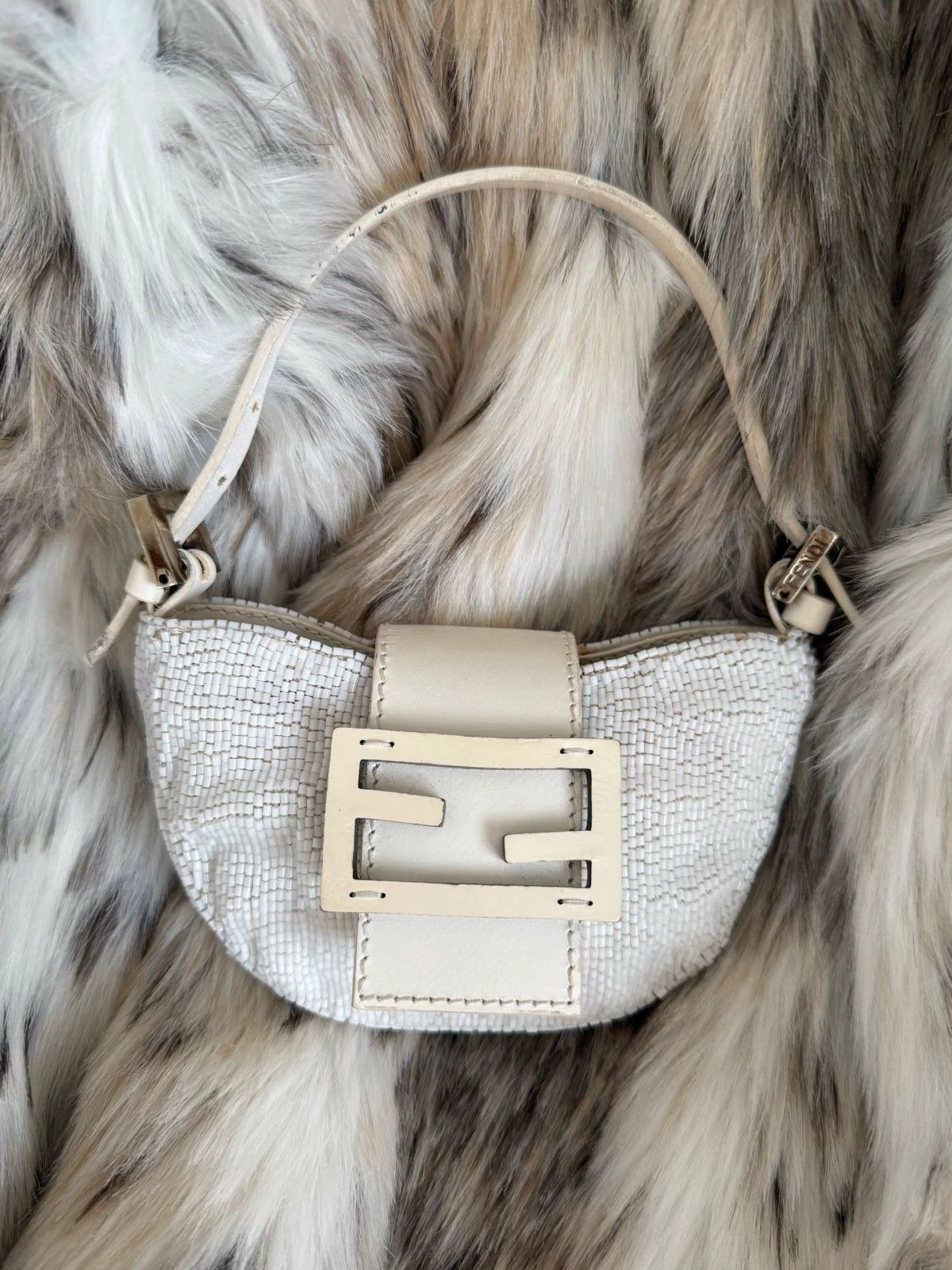 Fendi Fendi sequin Mini Crossiant bag Size ONE SIZE - 2 Thumbnail