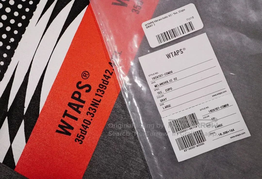Wtaps WTAPS Long Sleeve Melancholic 02 Tee. Size US L / EU 52-54 / 3 - 6 Thumbnail
