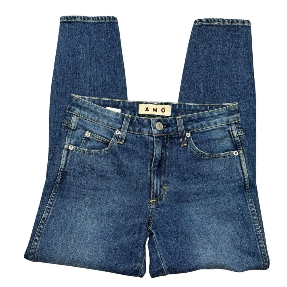 AMO AMO Twist Dark Vintage Jeans Size 26 Size 26" / US 2 / IT 38 - 3 Thumbnail