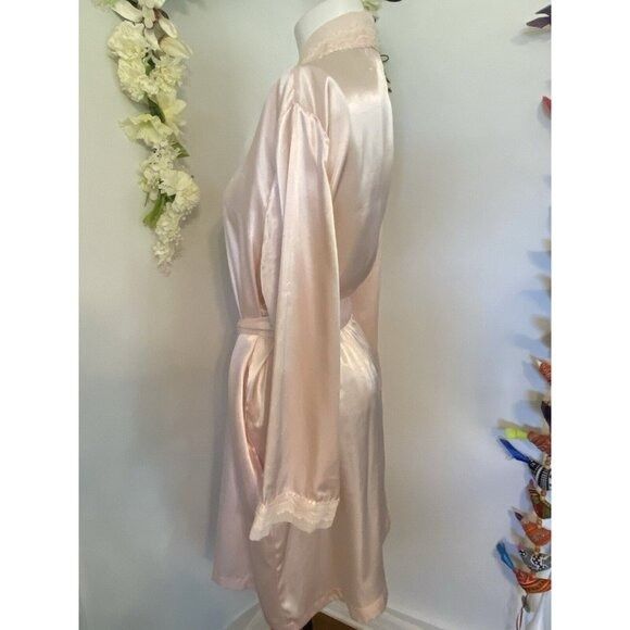 Vintage Vintage Morgan Taylor Intimates Robe Pink Women's Size Large Size ONE SIZE - 13 Thumbnail