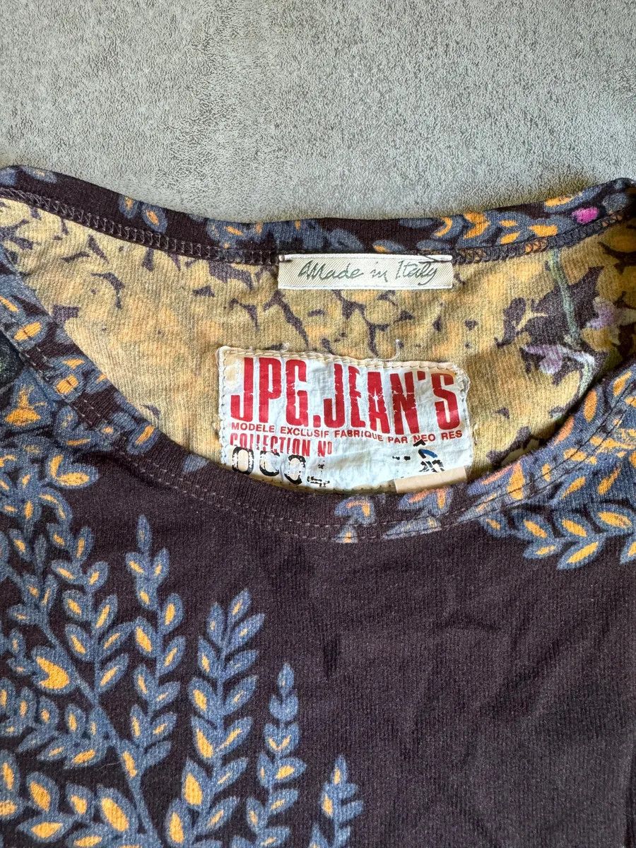 Designer × Jean Paul Gaultier × Vintage SS2004 Jean Paul Gaultier Flower Distinct Italian Dress Size S / US 4 / IT 40 - 10 Thumbnail