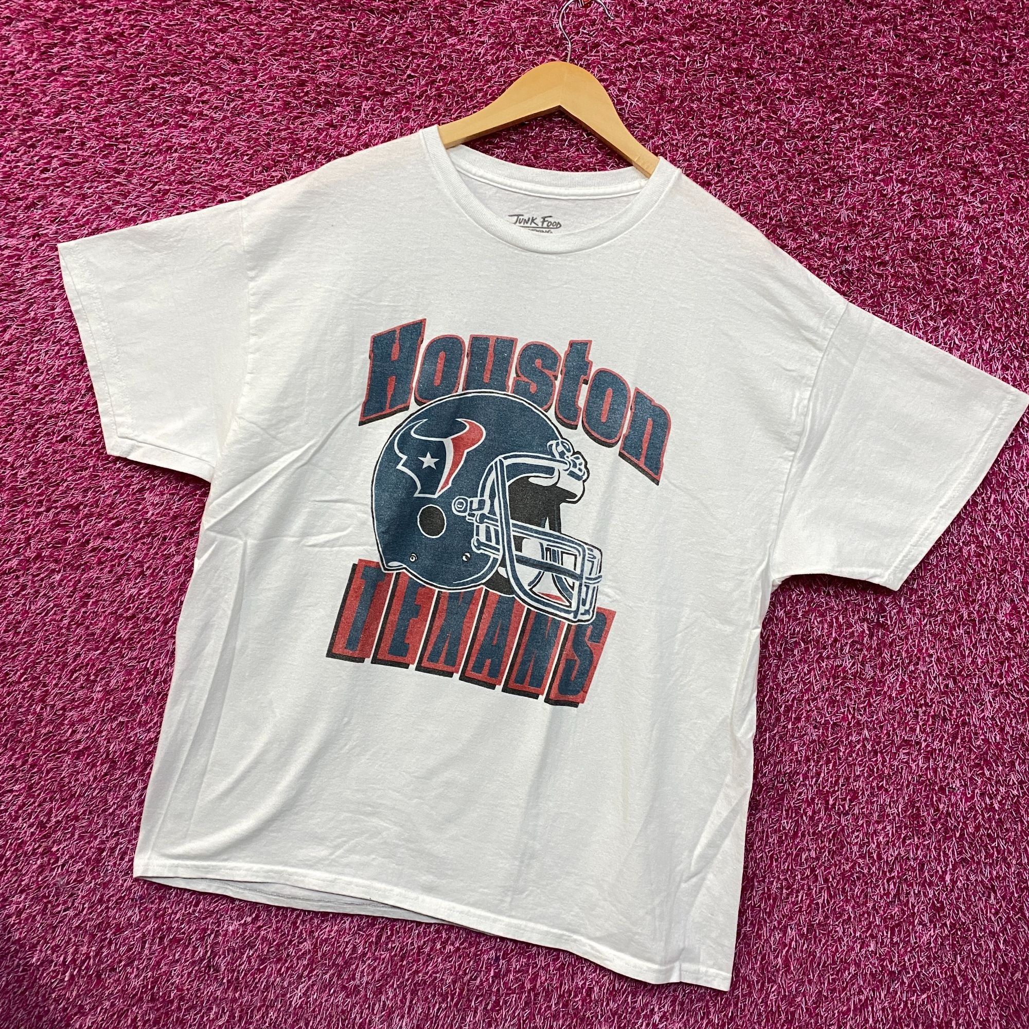 Junk Food Junk Food NFL Houston Texas Throwback Helmet Logo T- Shirt L Size US L / EU 52-54 / 3 - 3 Thumbnail