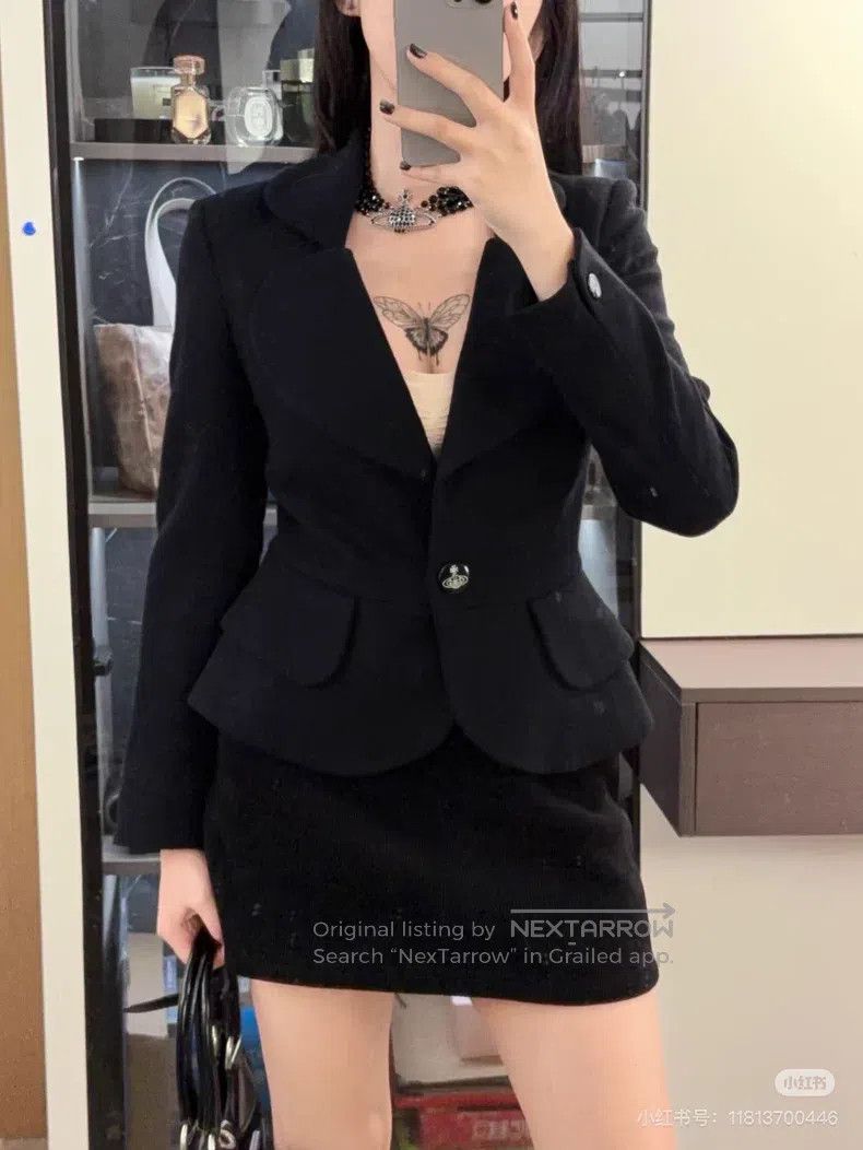 Vivienne Westwood Vivienne Westwood Heart collar fastening suit jacket Size M / US 6-8 / IT 42-44 - 1 Thumbnail