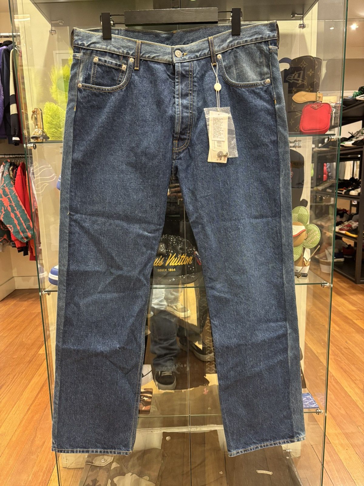 Maison Margiela Maison Margiela Light and Dark Wash Jeans Size US 38 / EU 54 - 1 Thumbnail