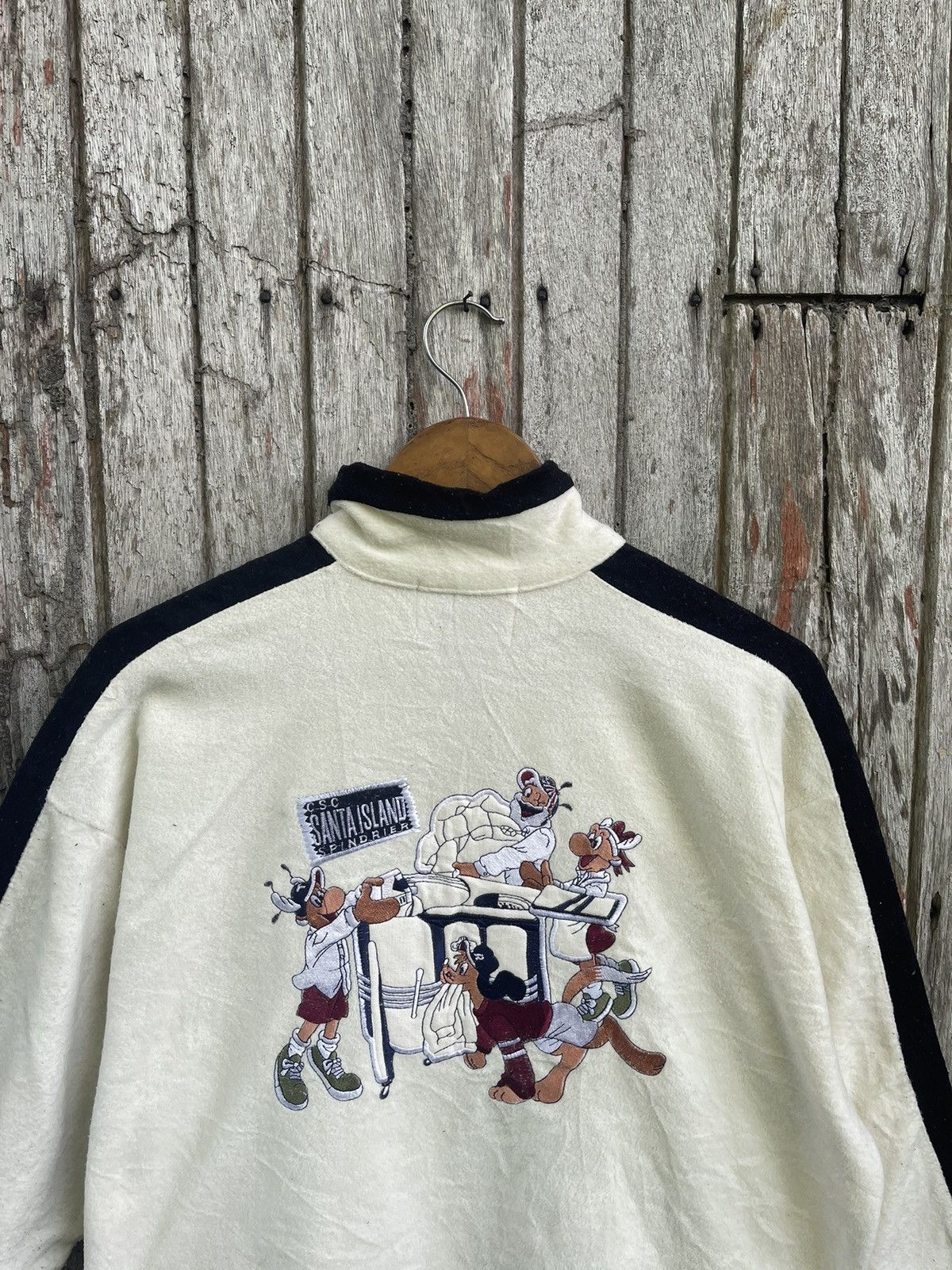 Japanese Brand Vintage Cap Santa Sports Club Fleece Jacket Size US L / EU 52-54 / 3 - 2 Thumbnail
