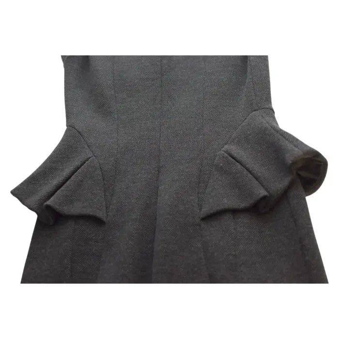 Roberto Cavalli Class Roberto Cavalli Anthracite Gray Wool Long Sleeve Knee Size L / US 10 / IT 46 - 10 Thumbnail