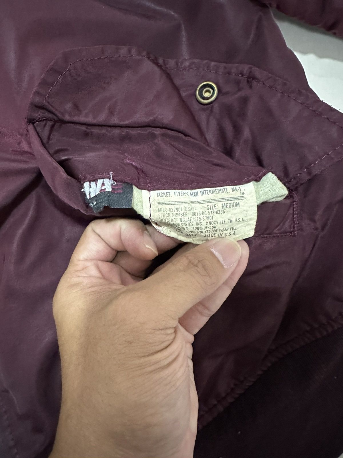 Alpha Industries Vintage Alpha Industries MA-1 Flight Reversible Jacket Size US M / EU 48-50 / 2 - 3 Thumbnail