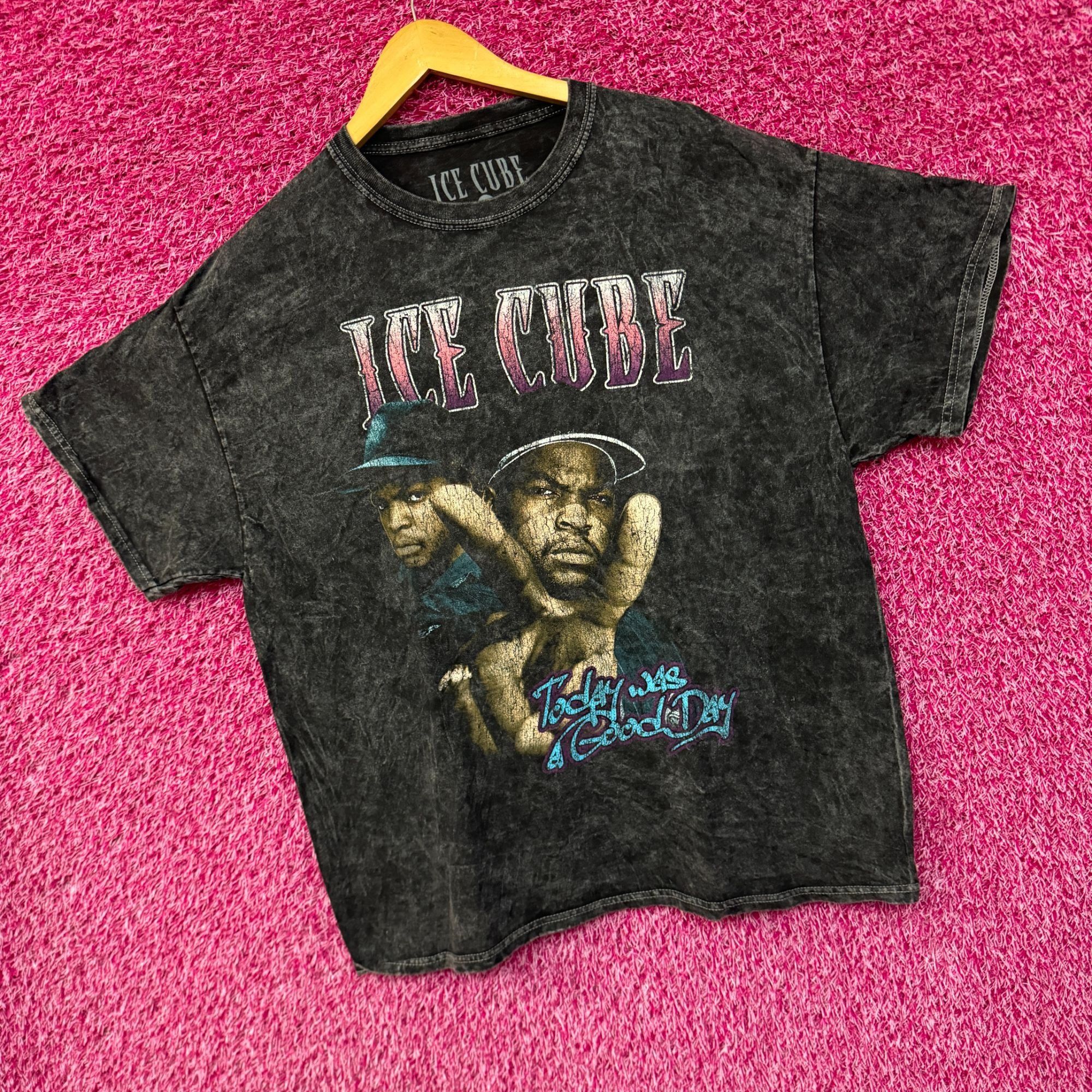 Rap Tees Ice Cube Today Was a Good Day Mineral Wash Tshirt Size XL Size US XL / EU 56 / 4 - 2 Thumbnail