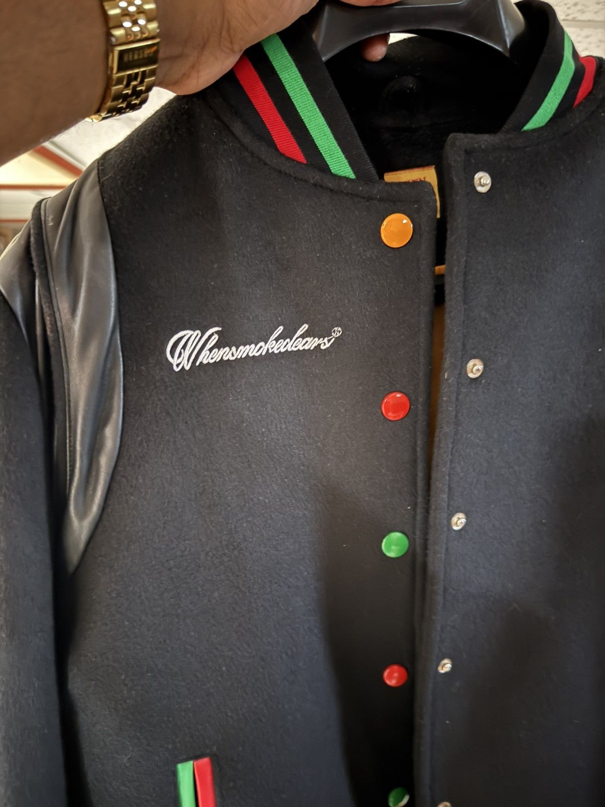 Whensmokeclears WhenSmokeClears Underworld Varsity Jacket Size US M / EU 48-50 / 2 - 6 Thumbnail