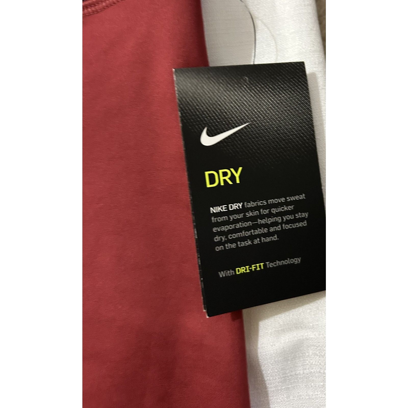 Nike NWT-Womens Nike Pro-Dri Fit Maroon Leggings Size XL Size 36" / US 14 / IT 50 - 6 Thumbnail