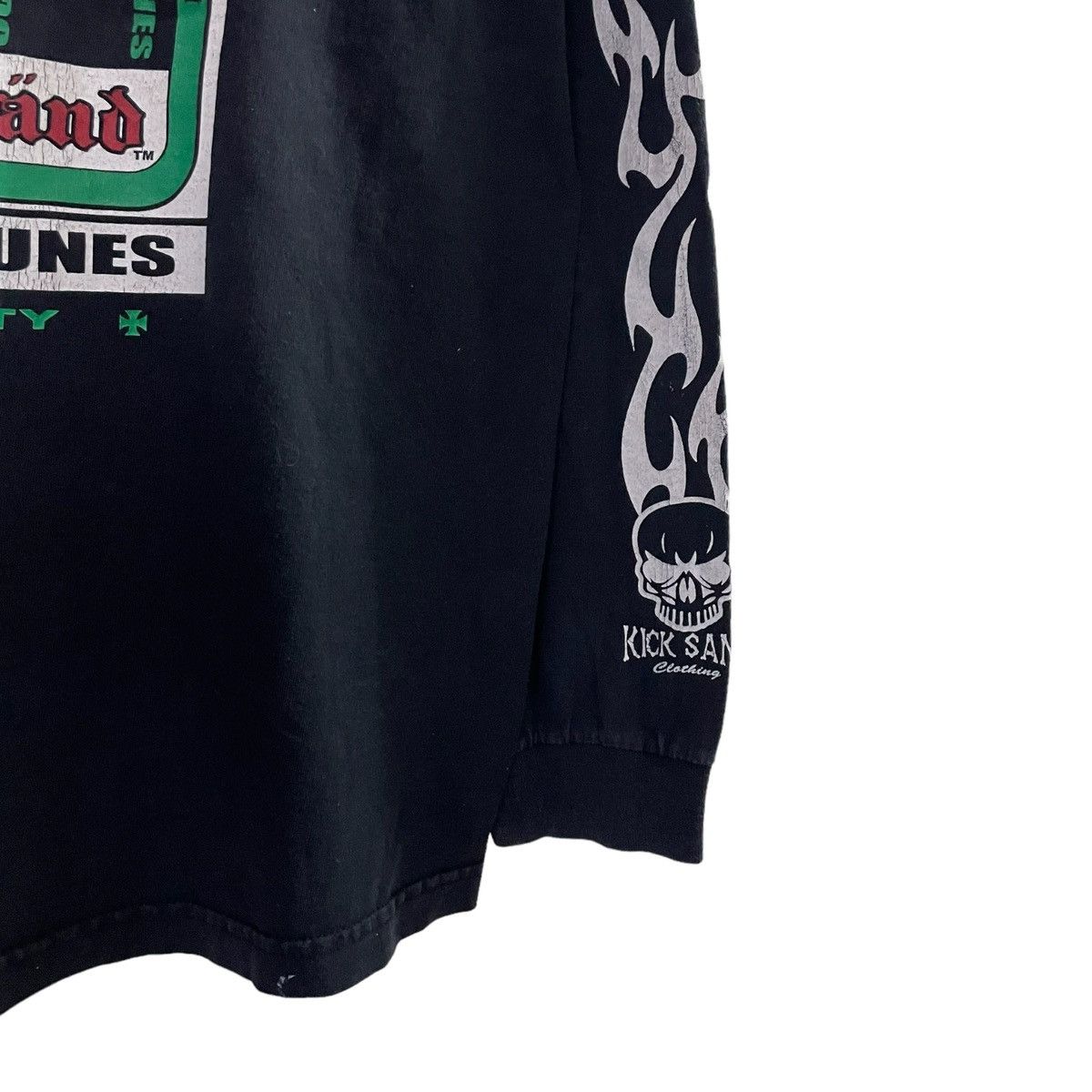Band Tees × Vintage Vintage Y2K Rare Design Kick Sand Flame Sleeve Size US L / EU 52-54 / 3 - 4 Thumbnail