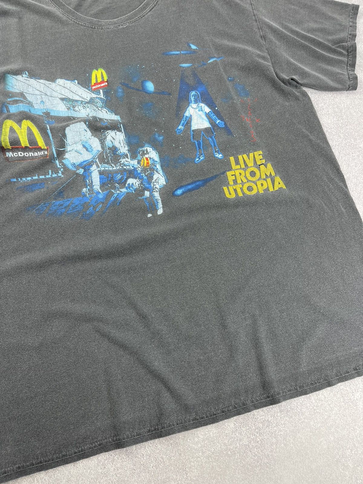 Travis Scott Cactus Jack by Travis Scott x McDonalds Live From Utopia Tee Size US XL / EU 56 / 4 - 2 Thumbnail